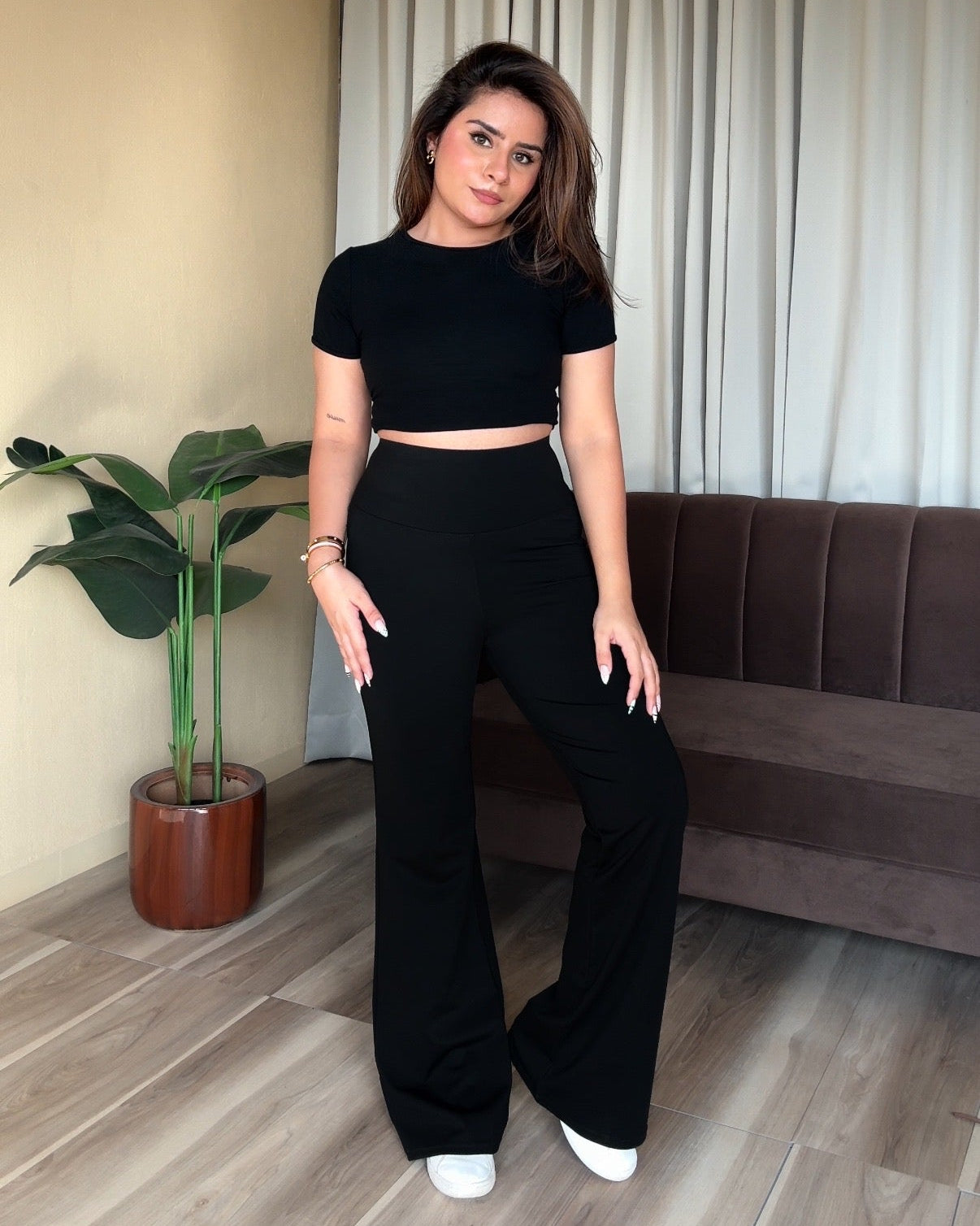 High Waisted Ultra Flared Pants