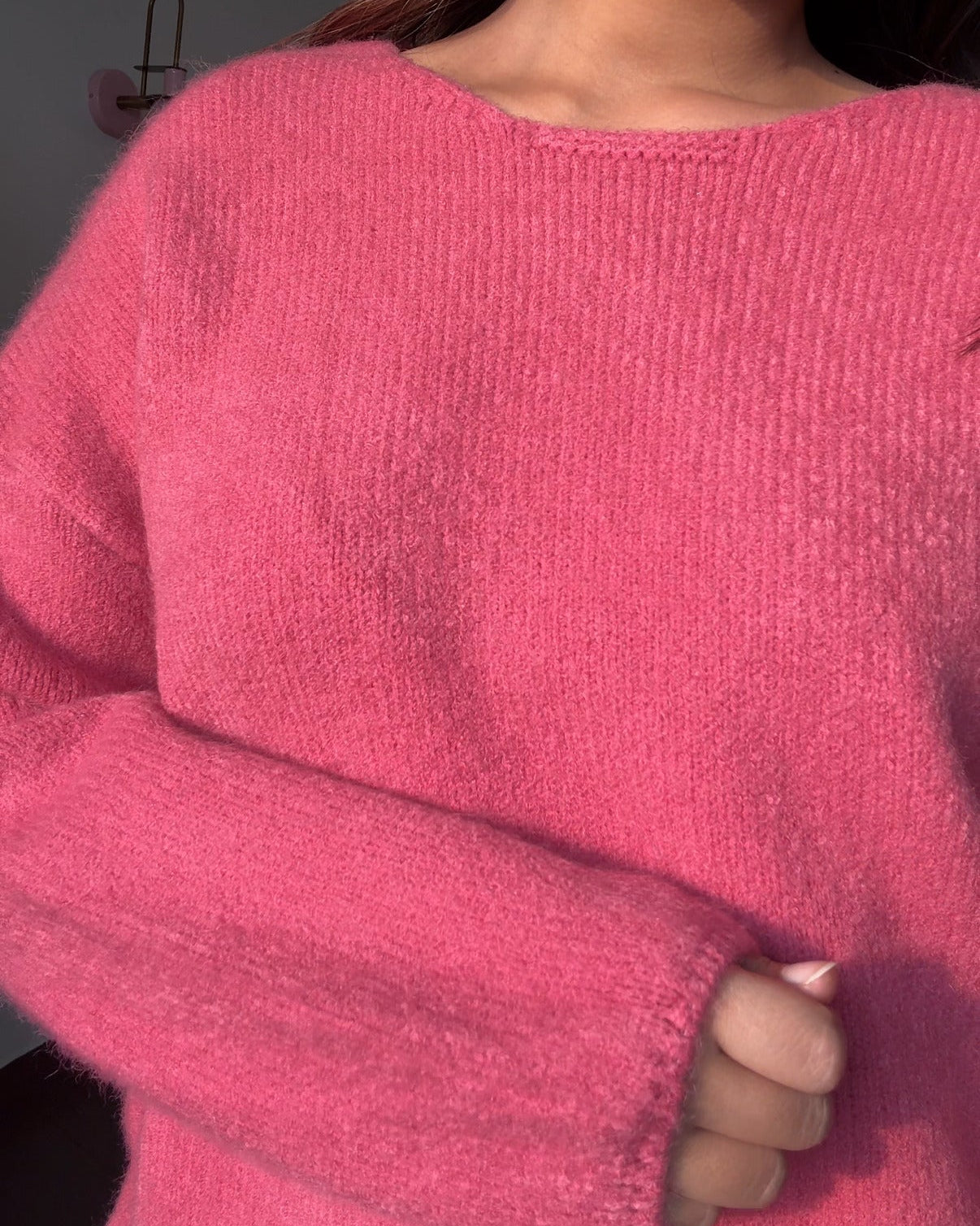 Round Neck Baggy Pullover