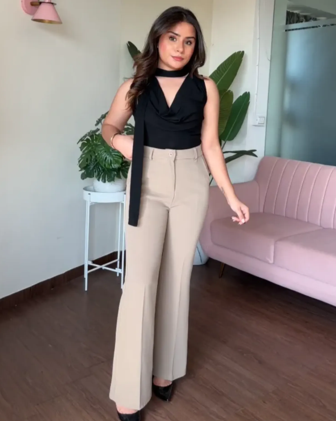 Flared Fit Tailored Pants