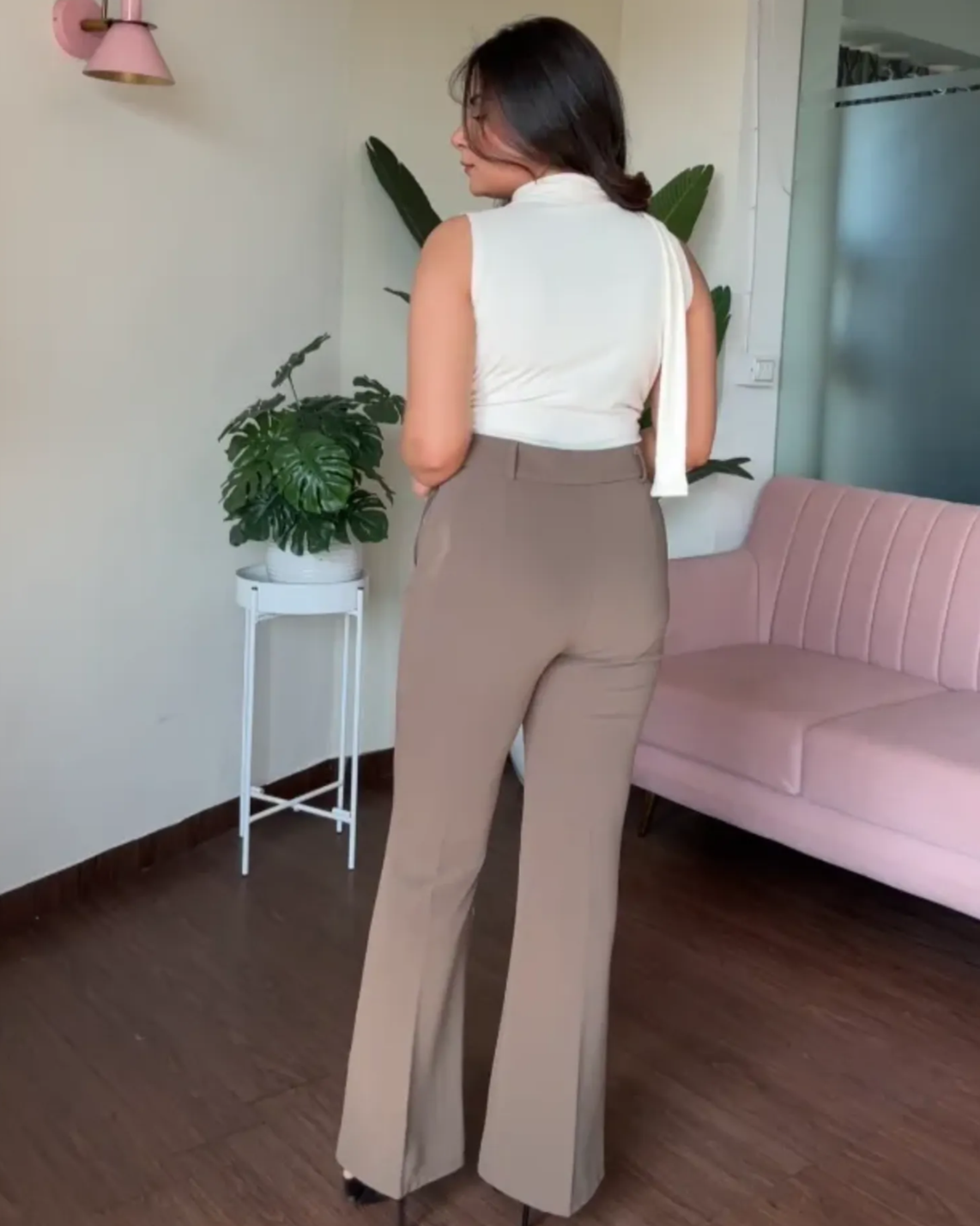 Flared Fit Tailored Pants