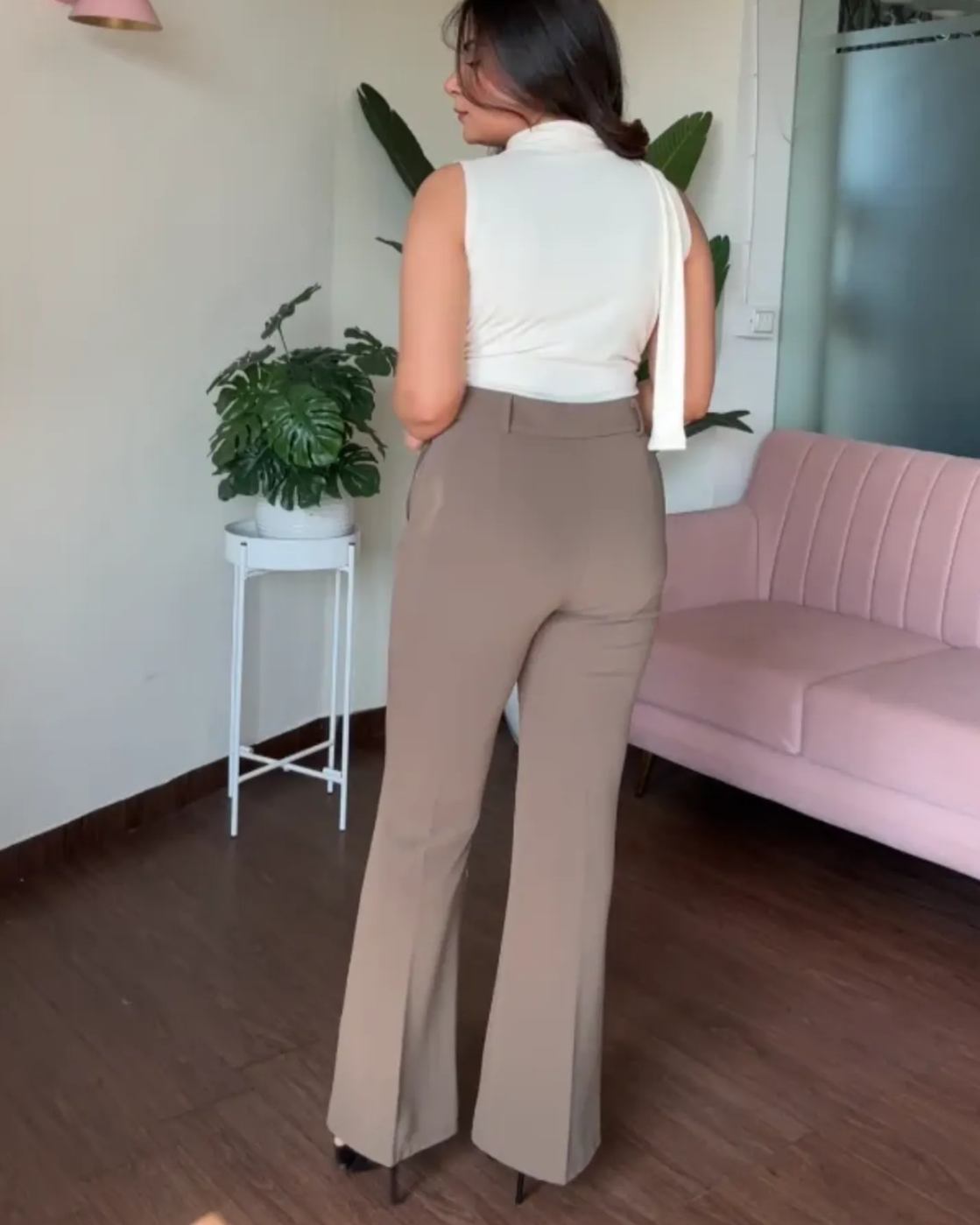 Flared Fit Tailored Pants