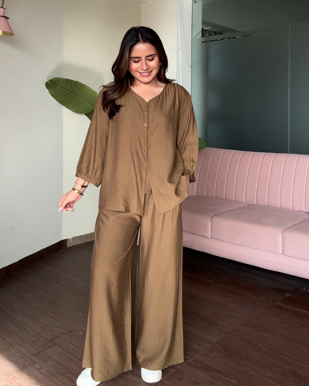 Cotton Relaxed Fit Premium Co-ord Set