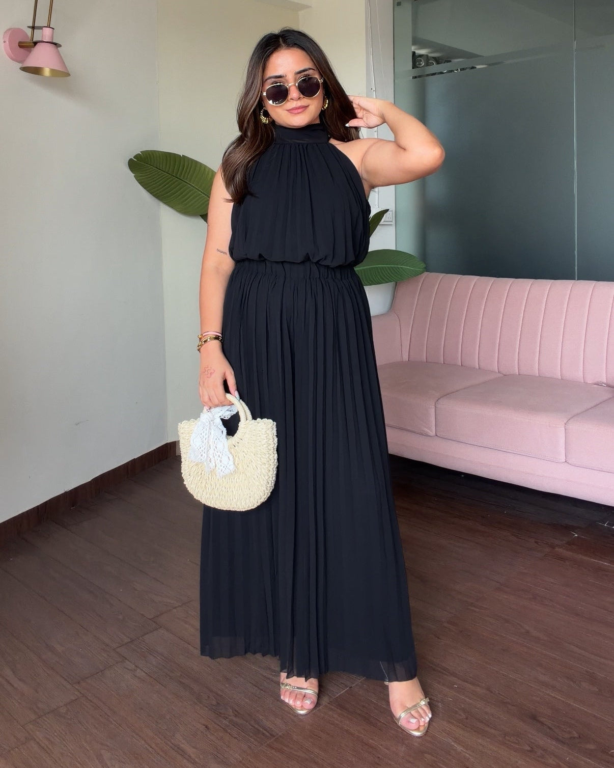 Pleated Flowy Summer Co-ord Set