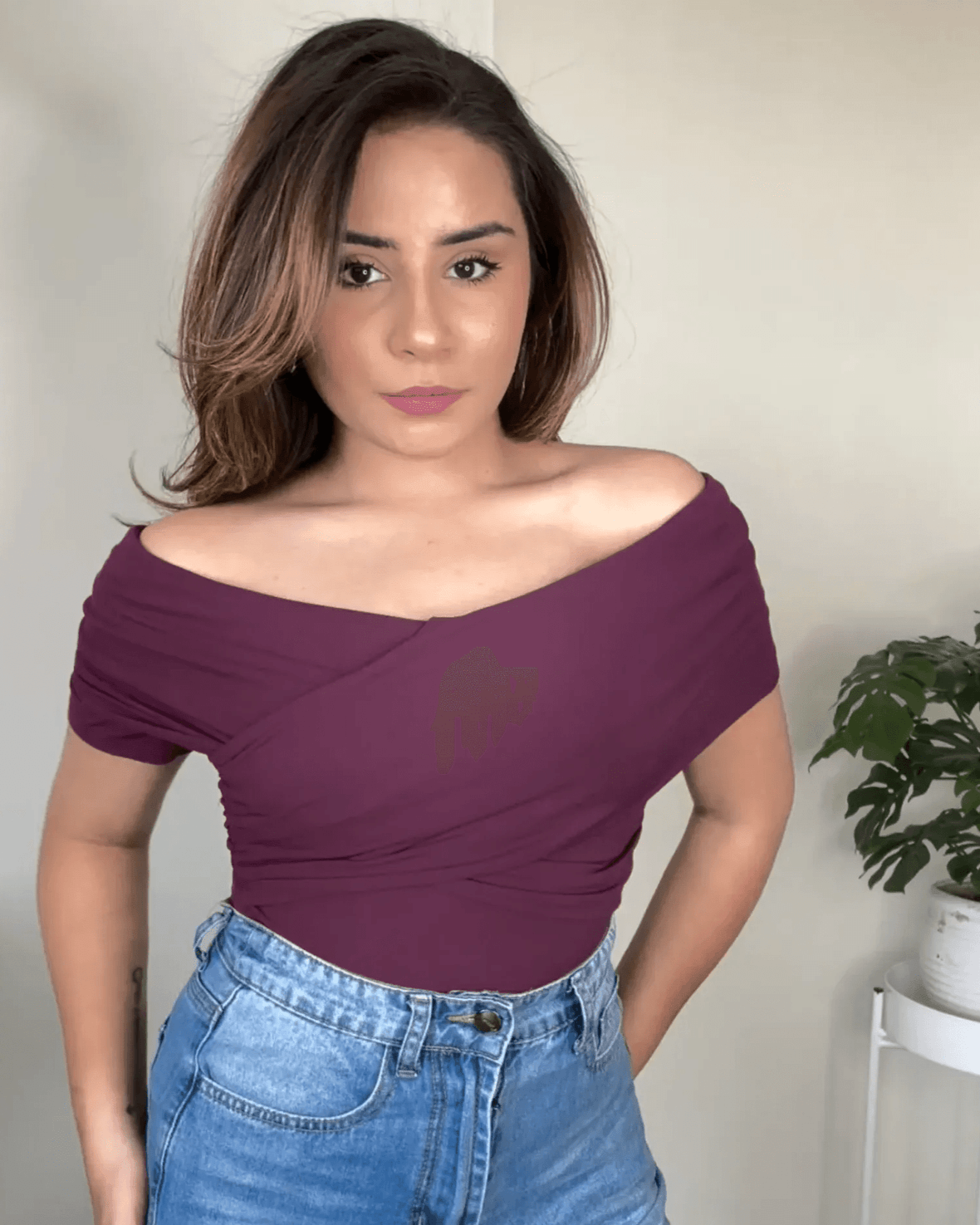 Criss Cross Off Shoulder Top