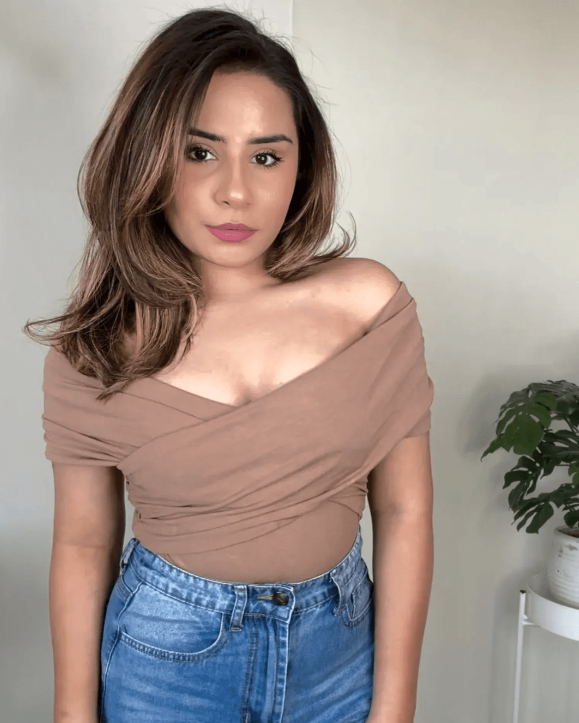 Criss Cross Off Shoulder Top