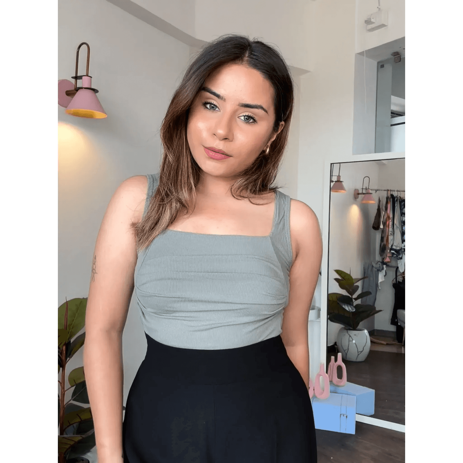 Padded Layered Cami Top