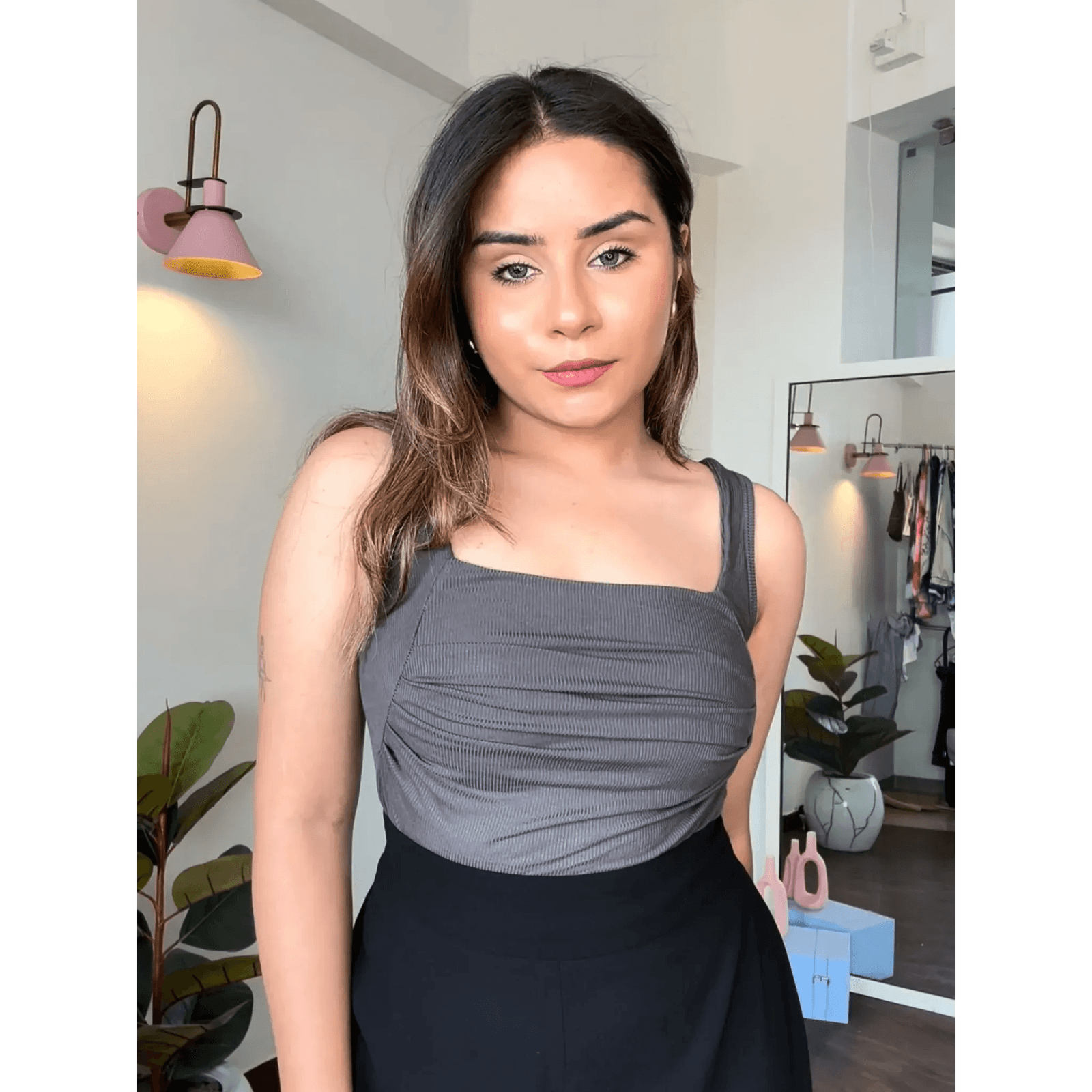 Padded Layered Cami Top