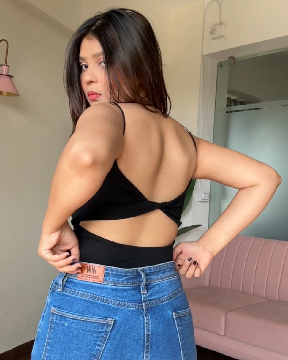 Back Twist Padded Cami Top