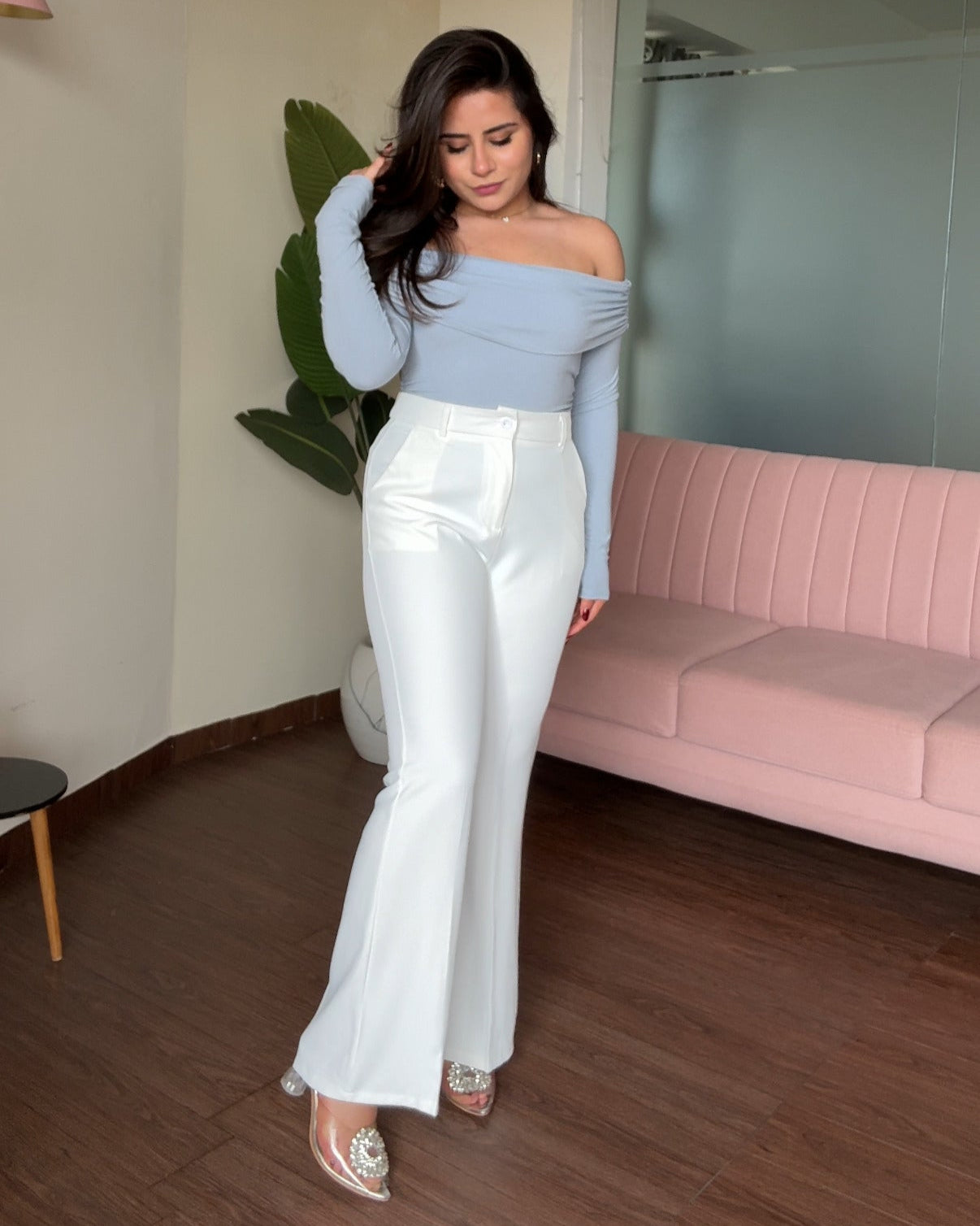 Flared Fit Tailored Pants