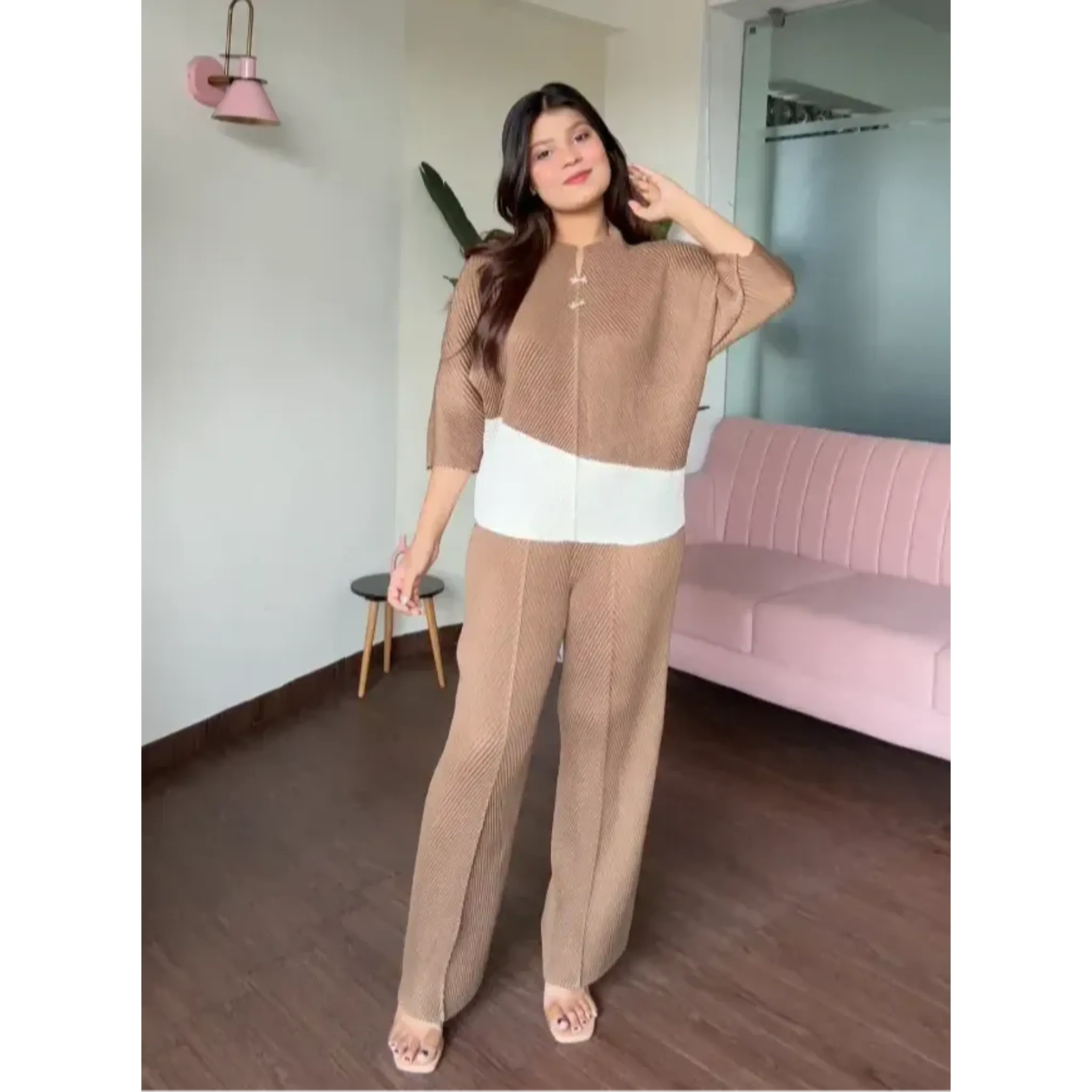 Dual Tone Magic Fabric Co-Ord Set