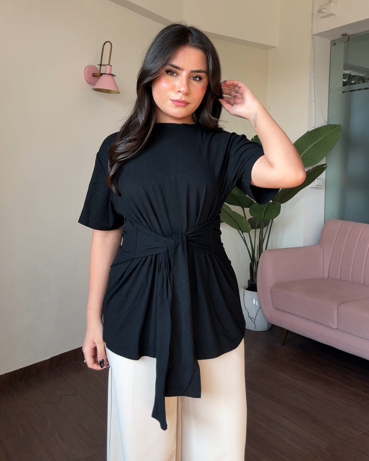 Tie Up Relaxed Fit Butter Soft Tee