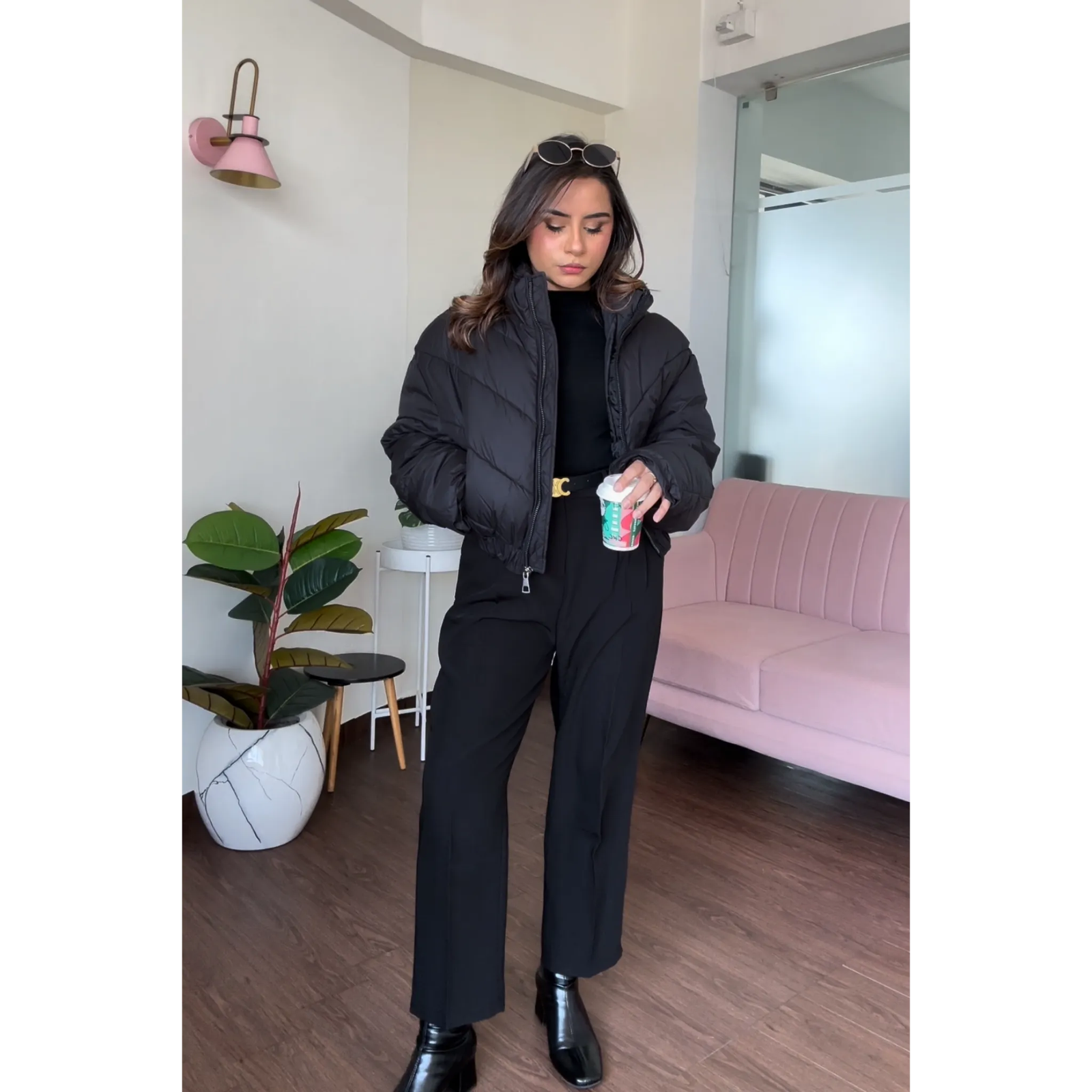 Cropped Puffer Jacket