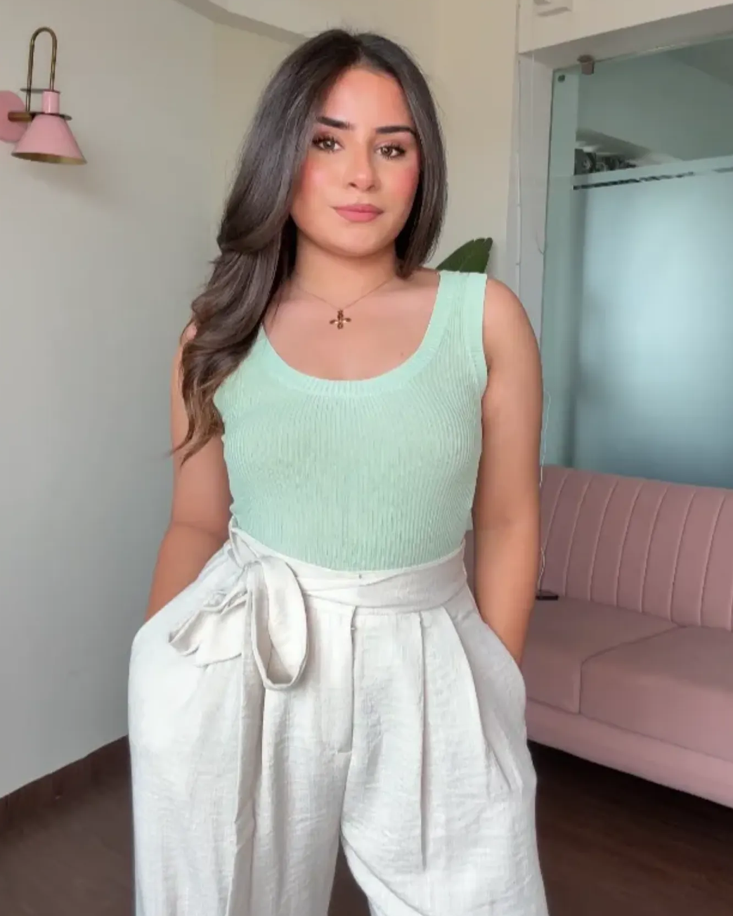 Premium Round Neck Light Weight Cami Top