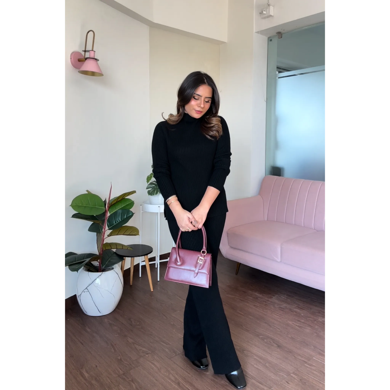 Heavy Knitted Woolen Co-ord Set