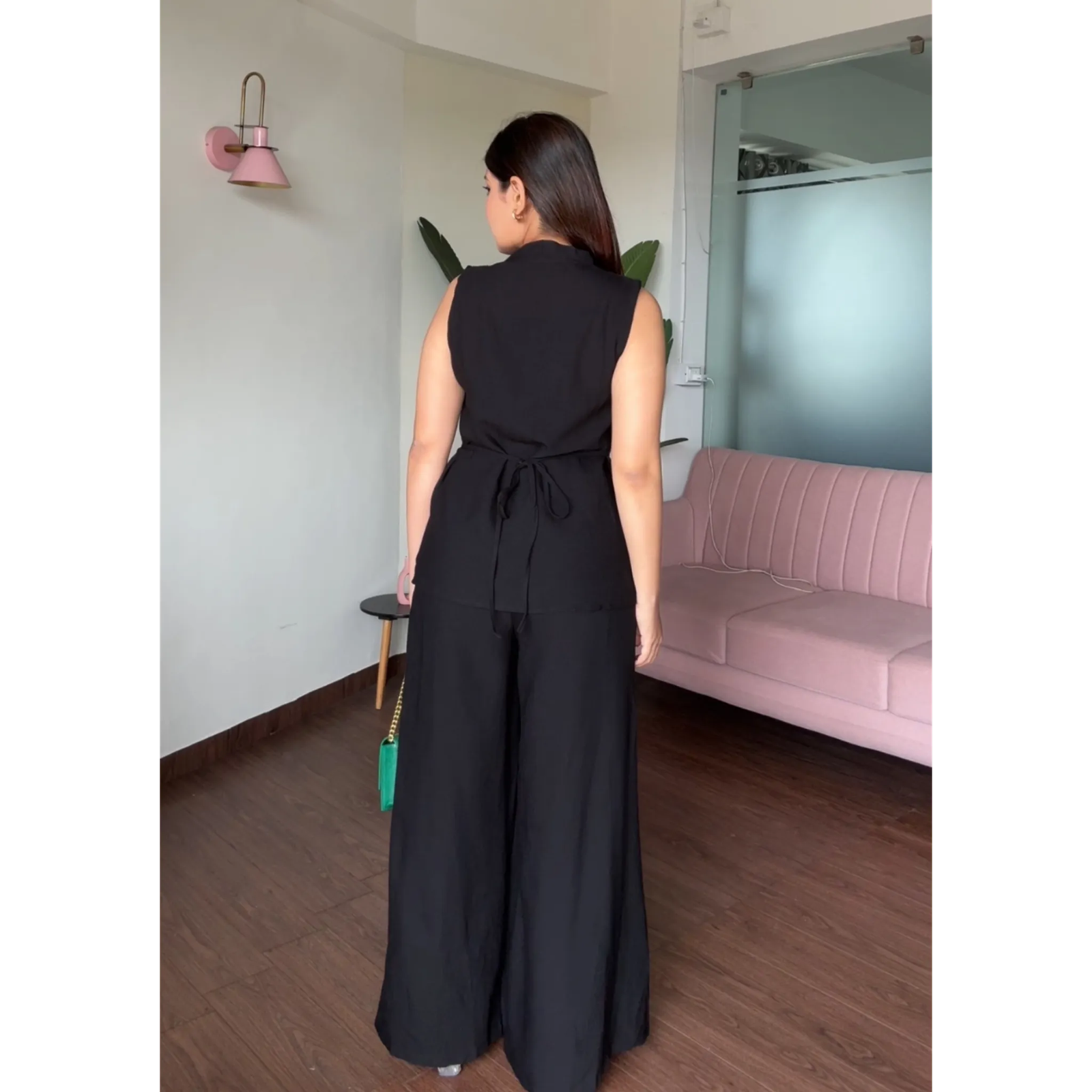 Linen Knot Detail Co-Ord Set