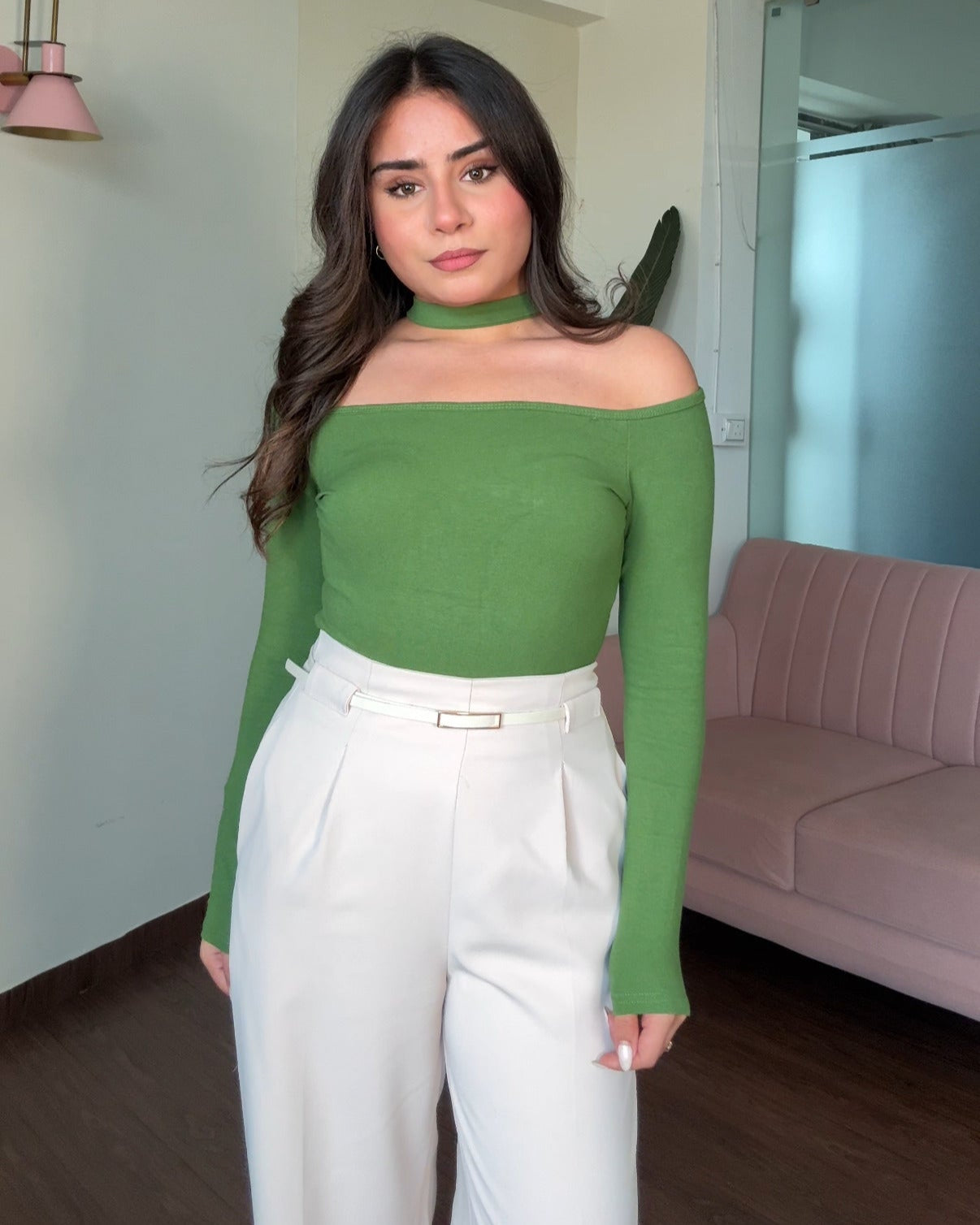 Two Way Top & Straight Fit Pants