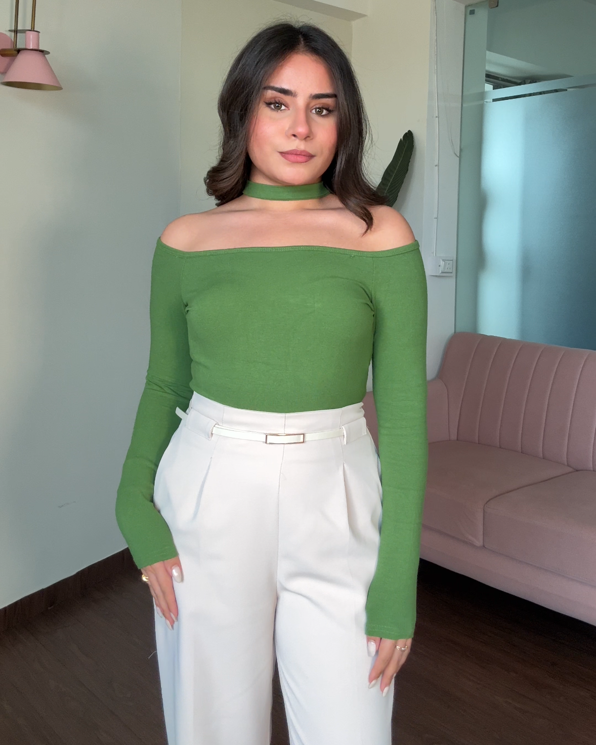 Two Way Top & Straight Fit Pants