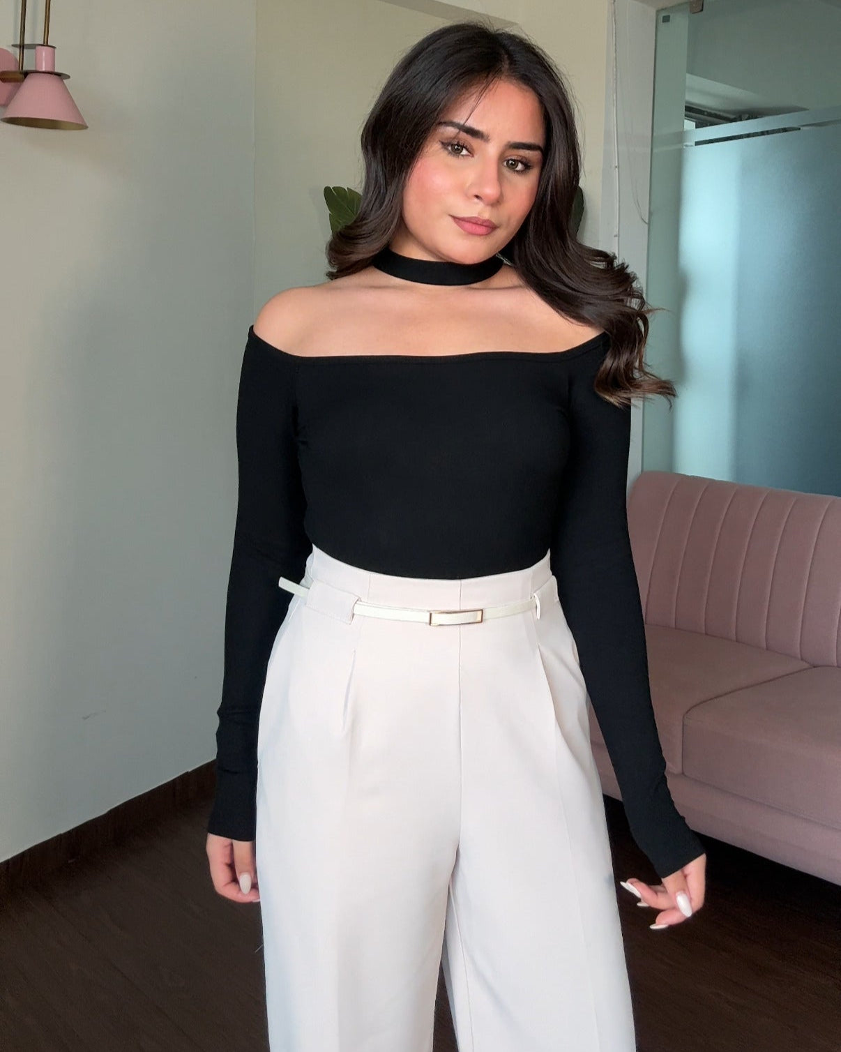 Two Way Top & Straight Fit Pants