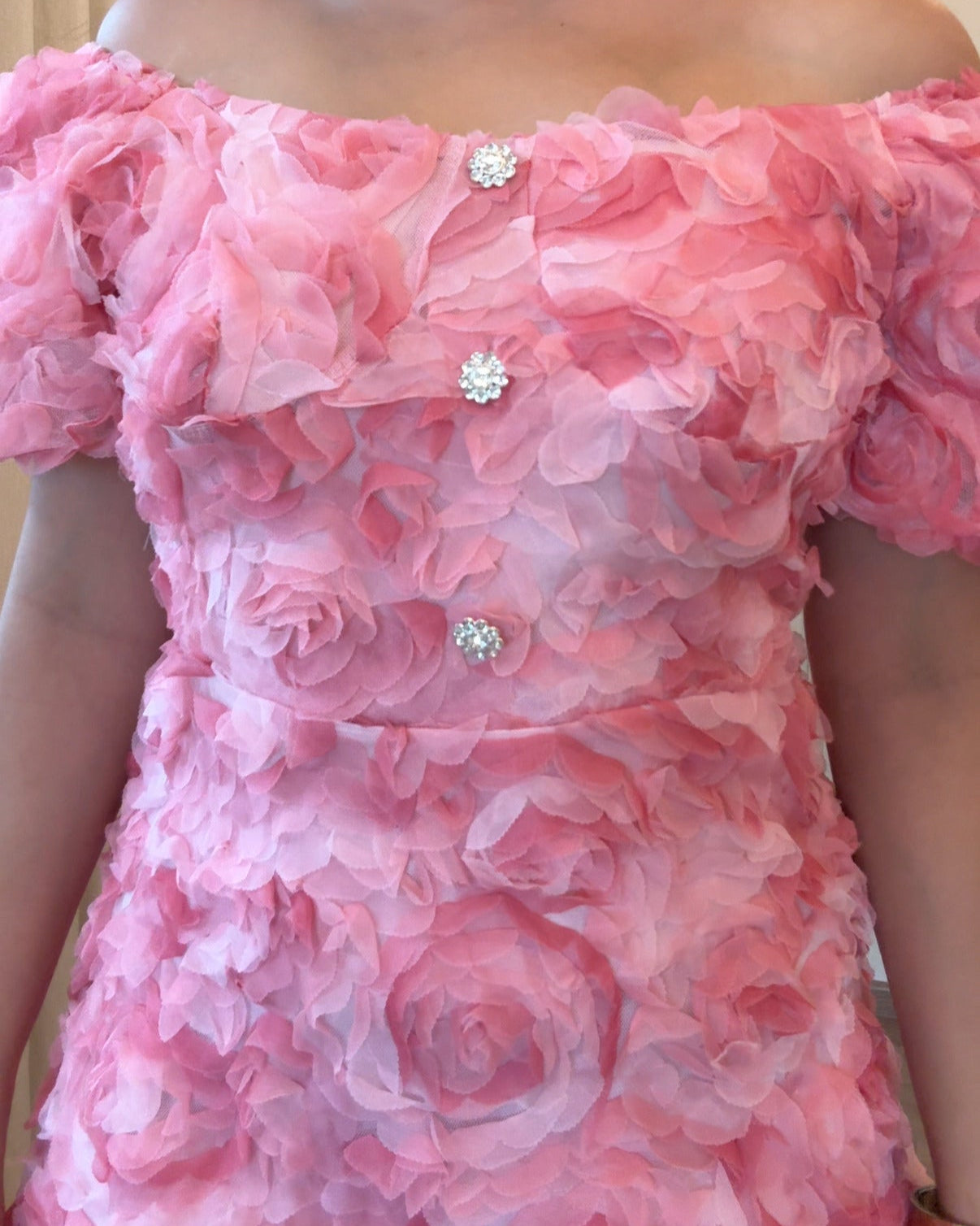 3d Floral Multicolour Premium Mini Dress