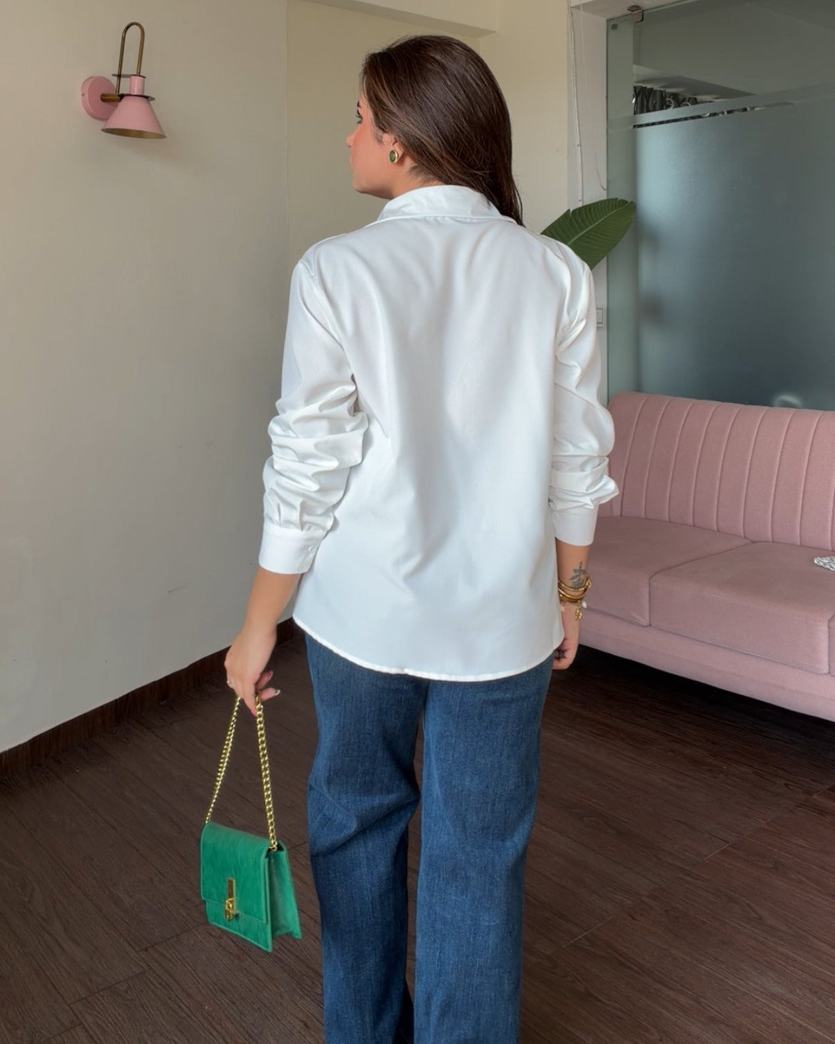 Floral Detailing Relaxed Fit Shirt