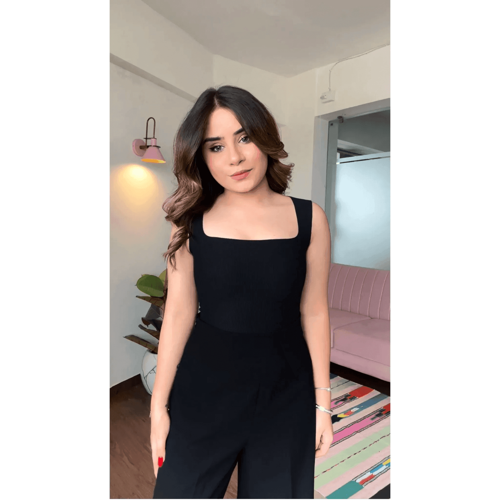Padded Square neck Tank Top