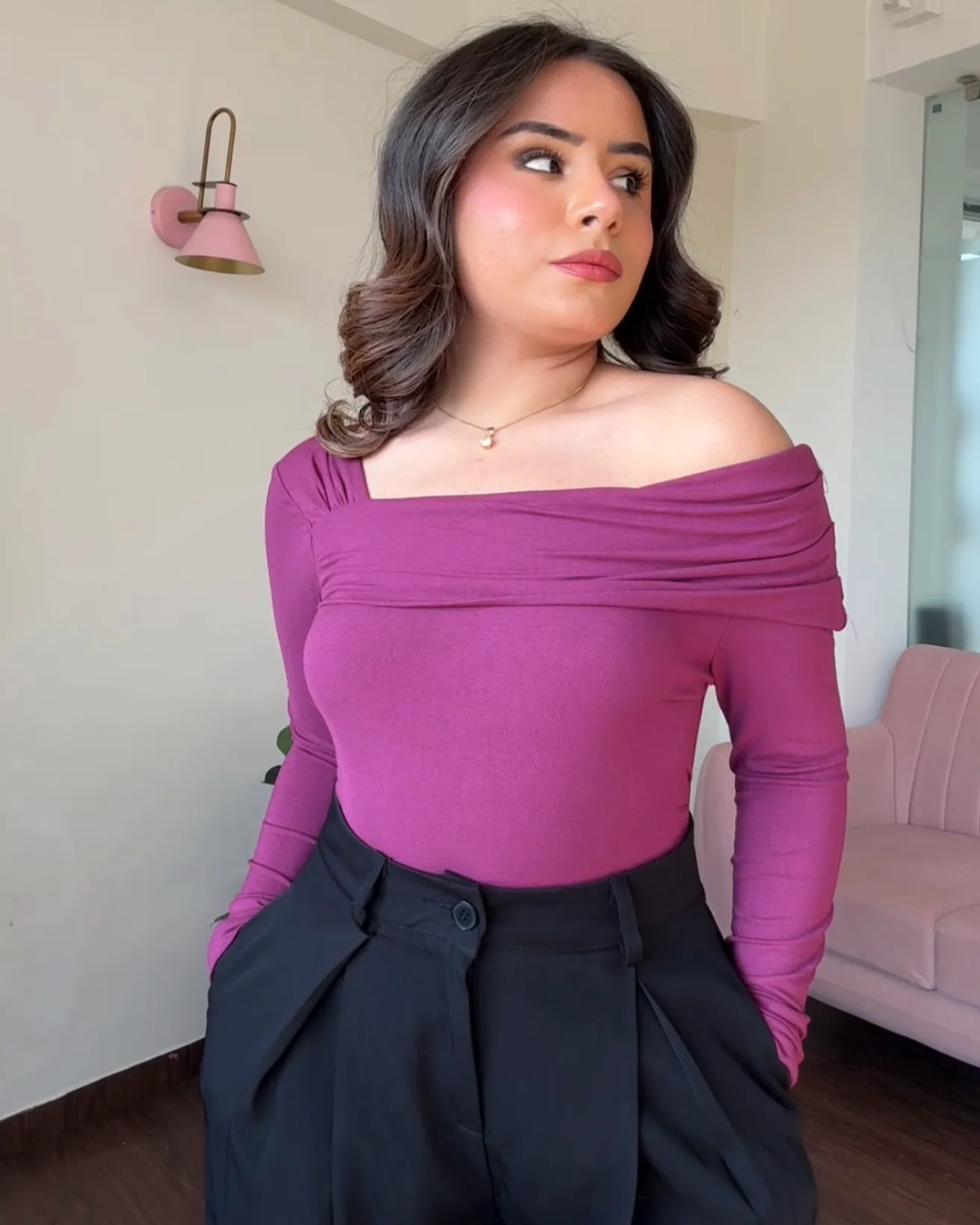 Full Sleeve Drop Shoulder Top