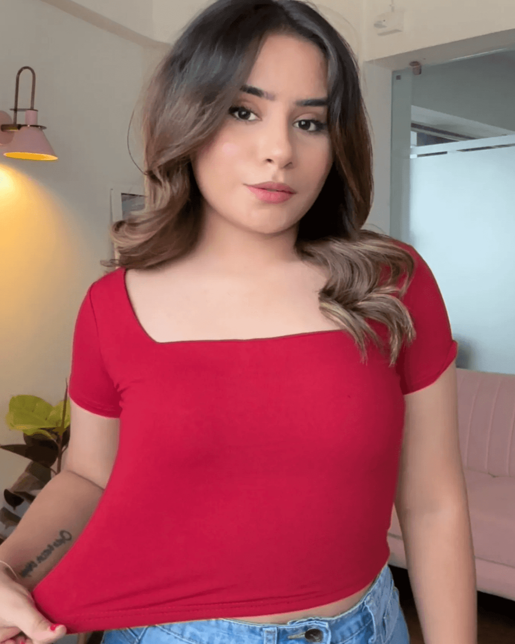 Padded Backless CrissCross Top