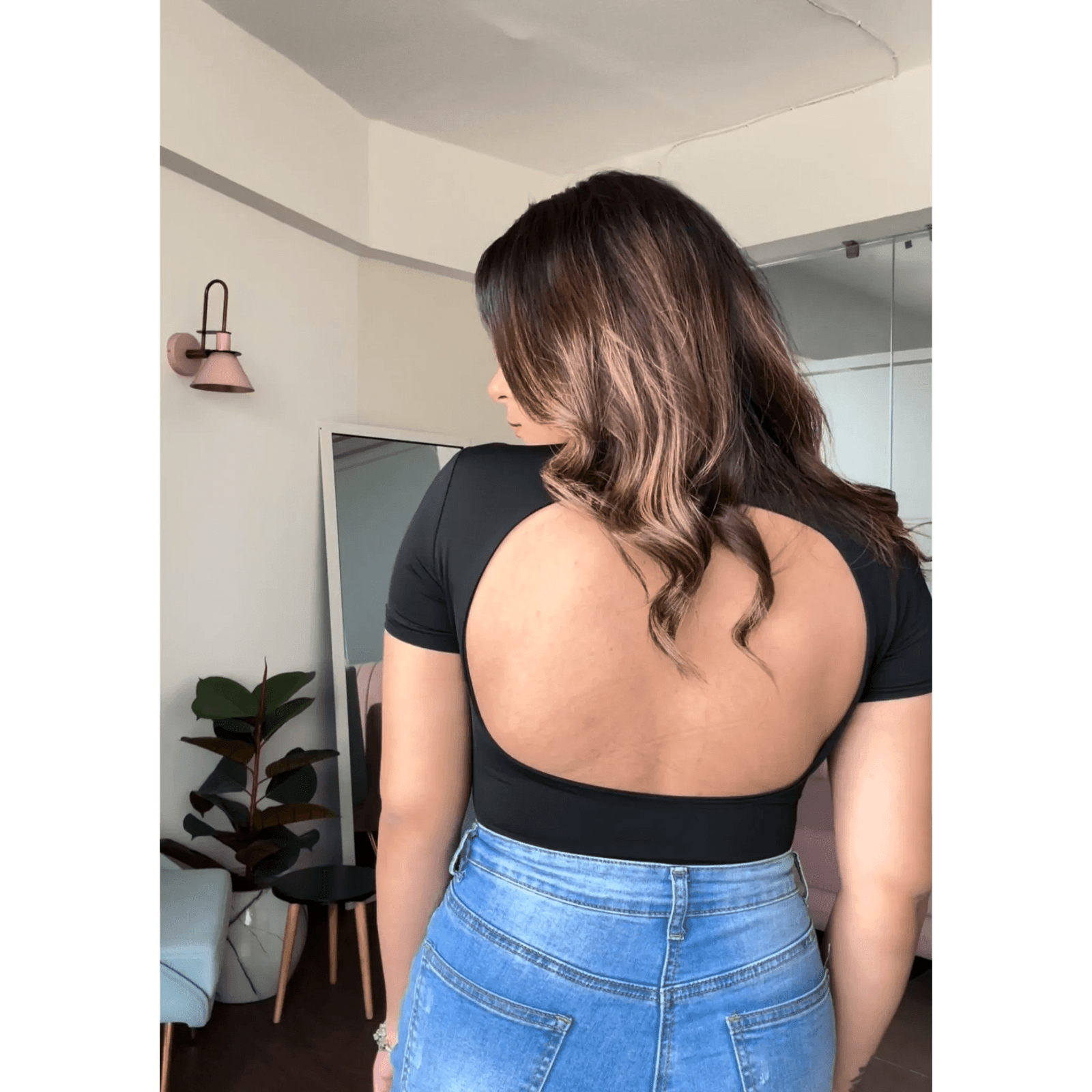 Back O Cut Basic Tee