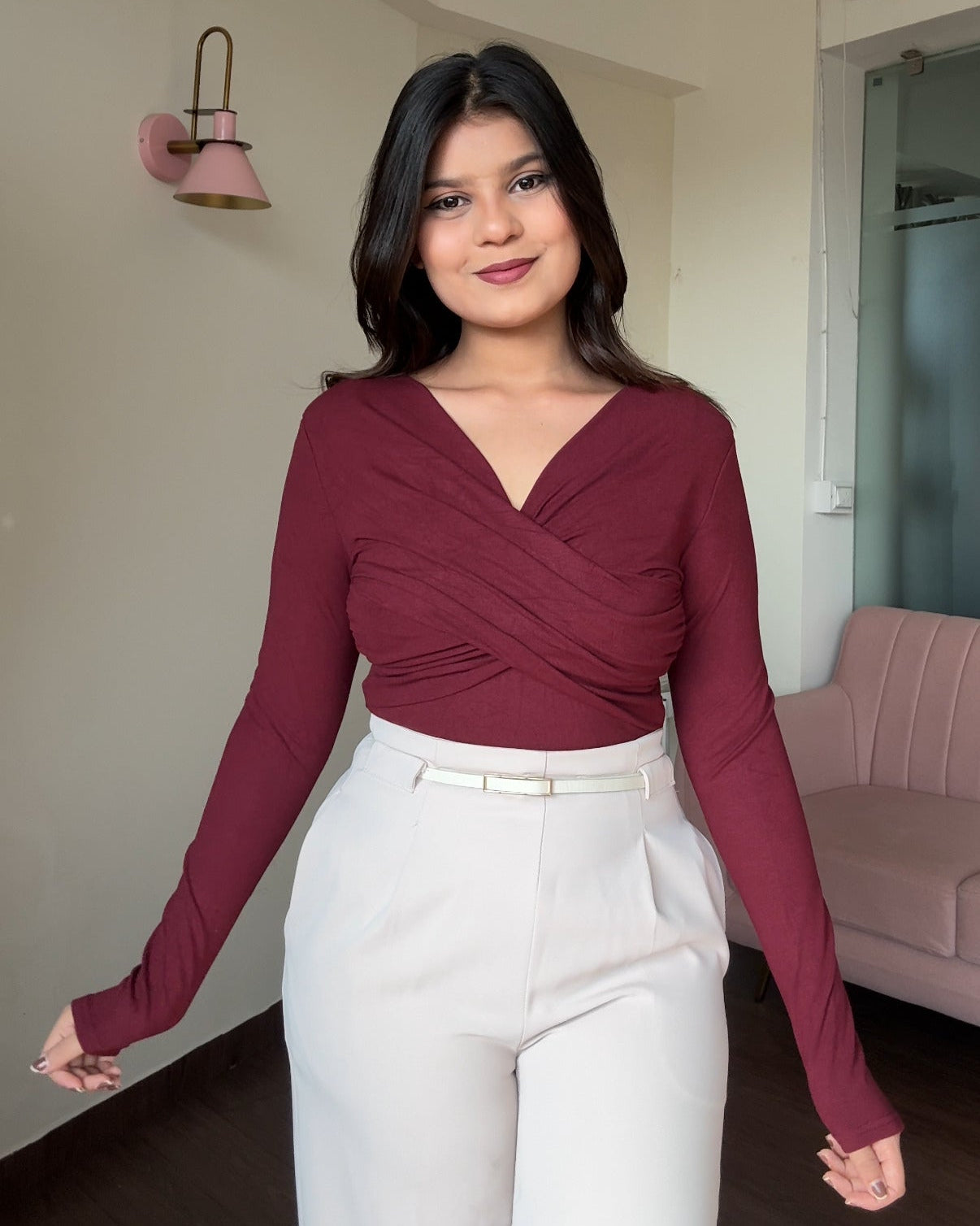 Full Sleeve Overlap Top