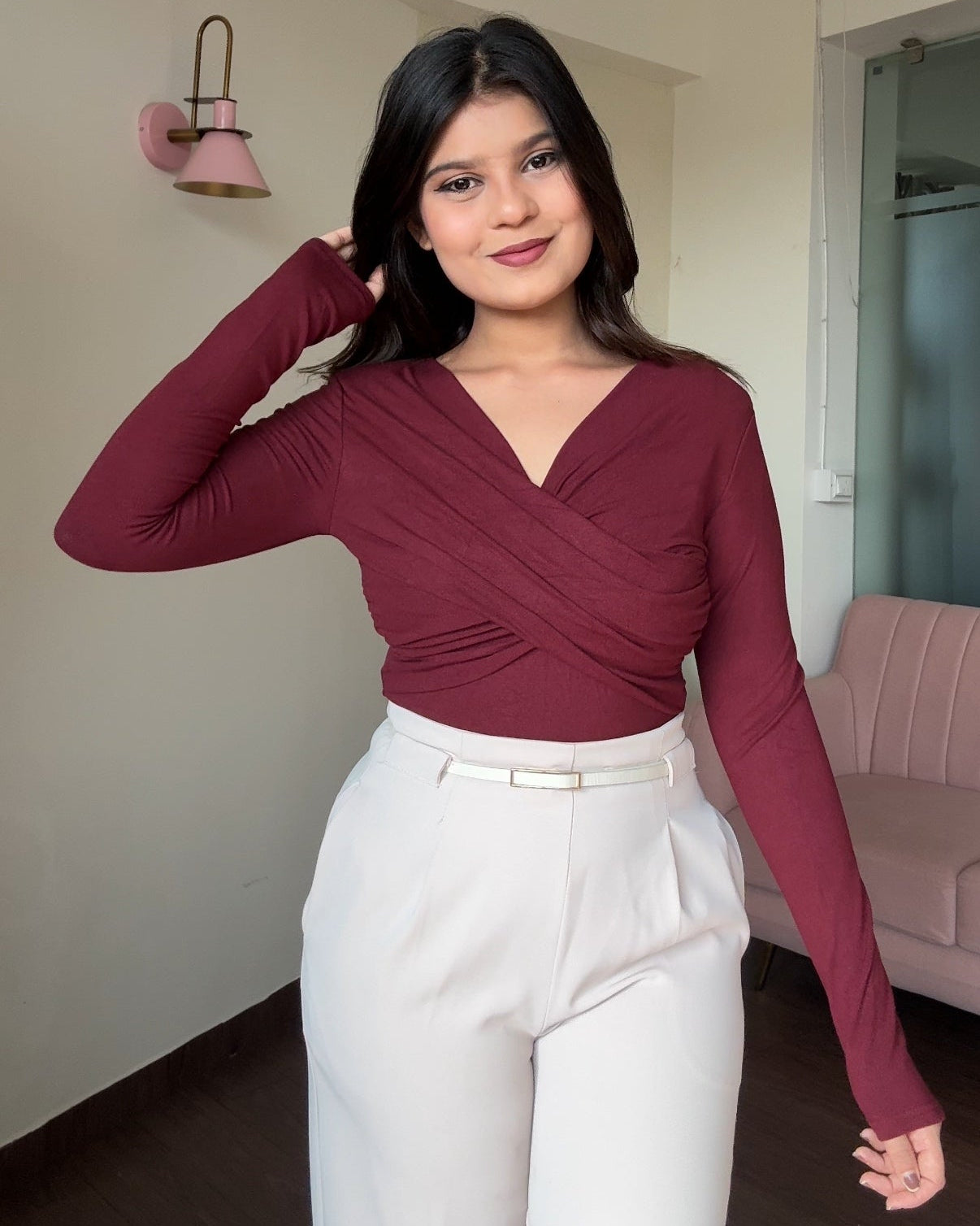 Full Sleeve Overlap Top