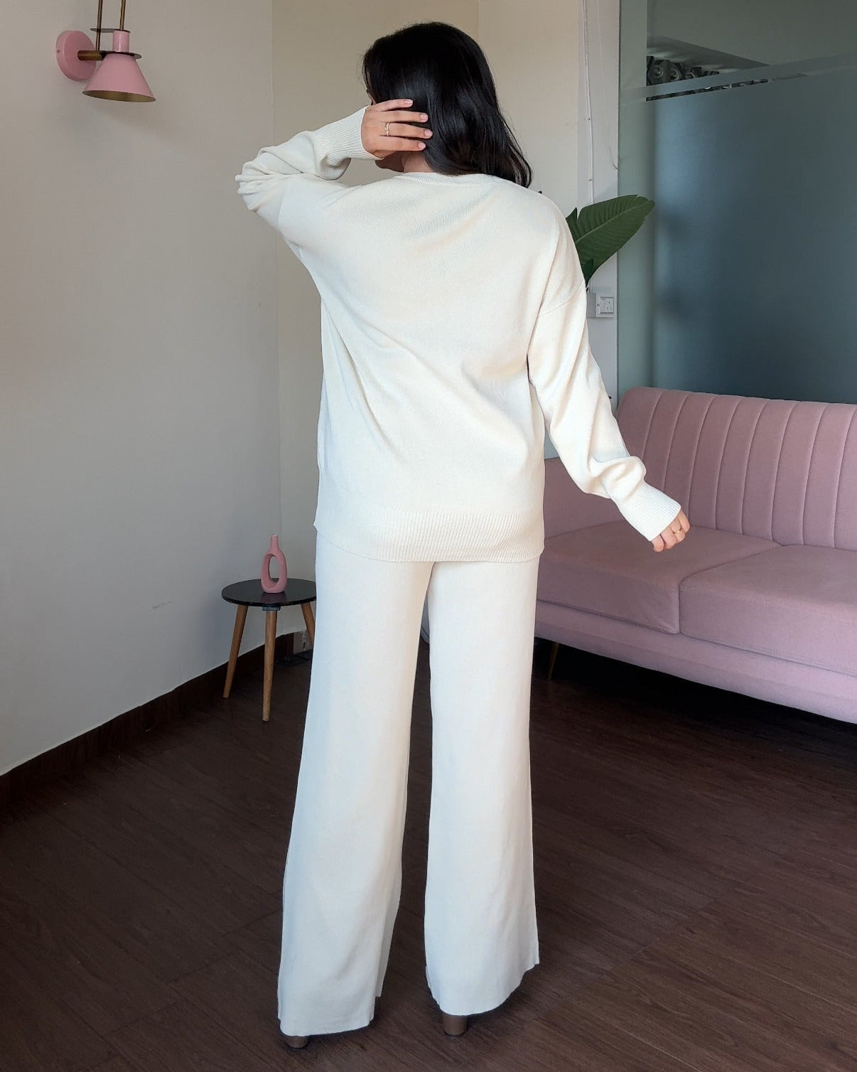 Flower Doodle Knitted Co-ord Set