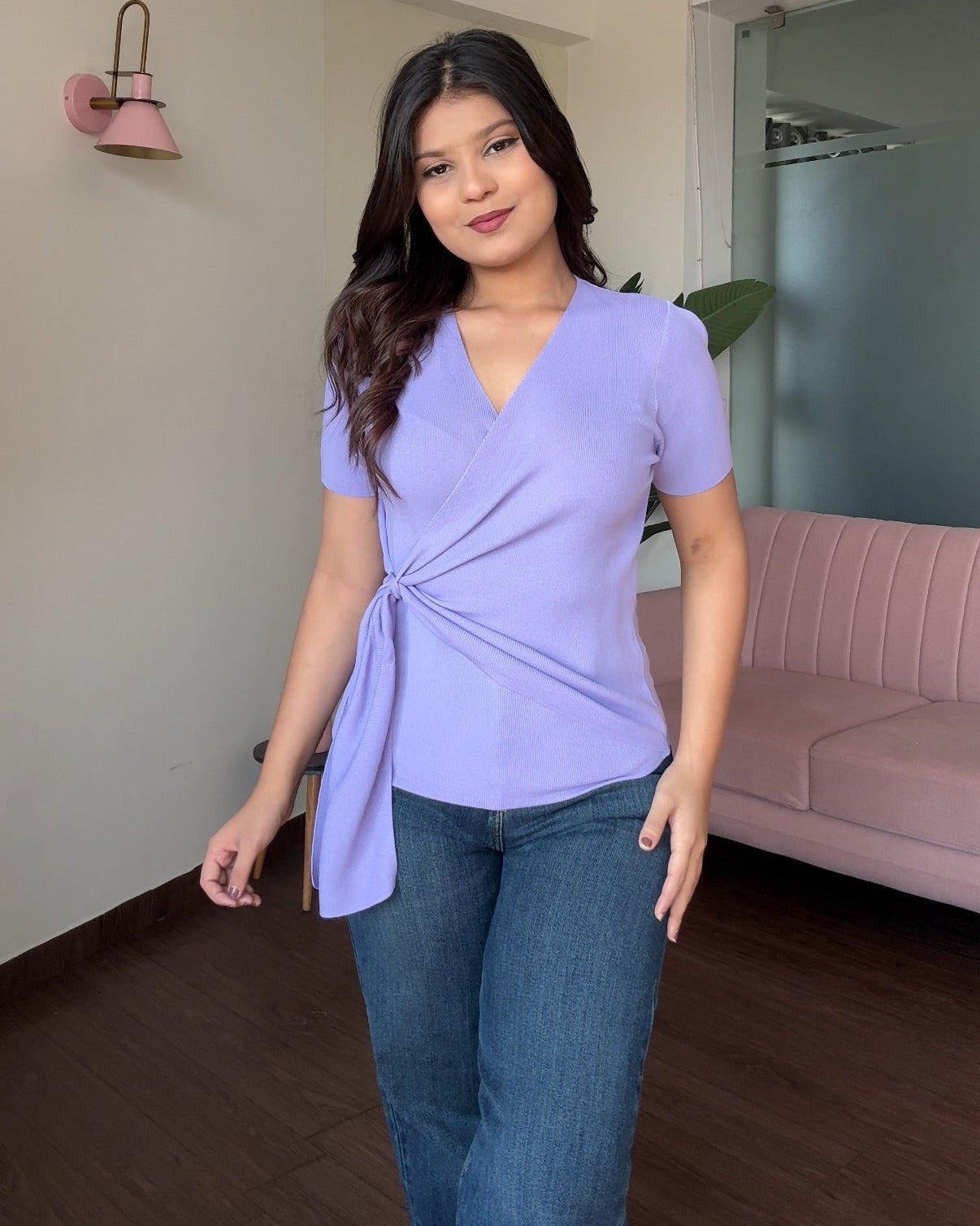 Knot Detailing Wrap Up Top