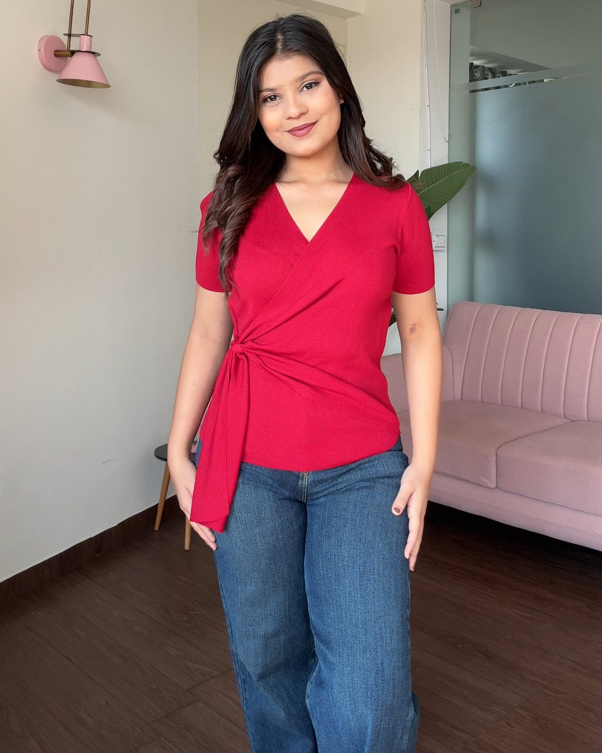 Knot Detailing Wrap Up Top