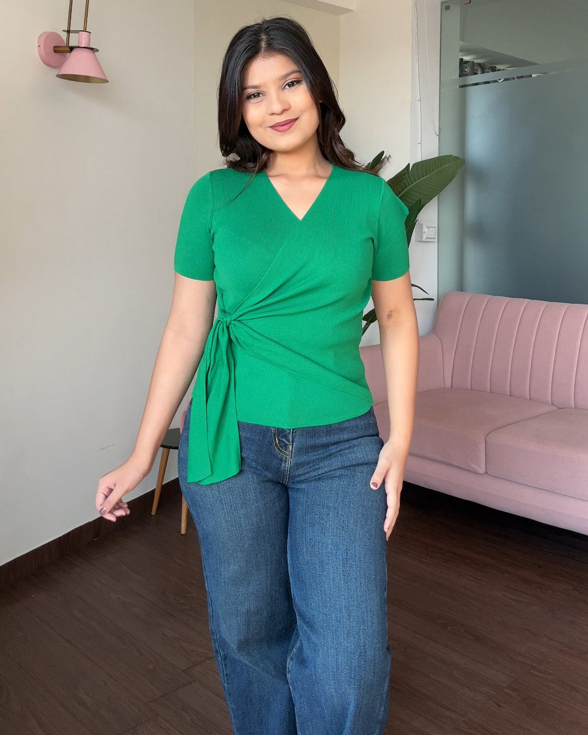 Knot Detailing Wrap Up Top