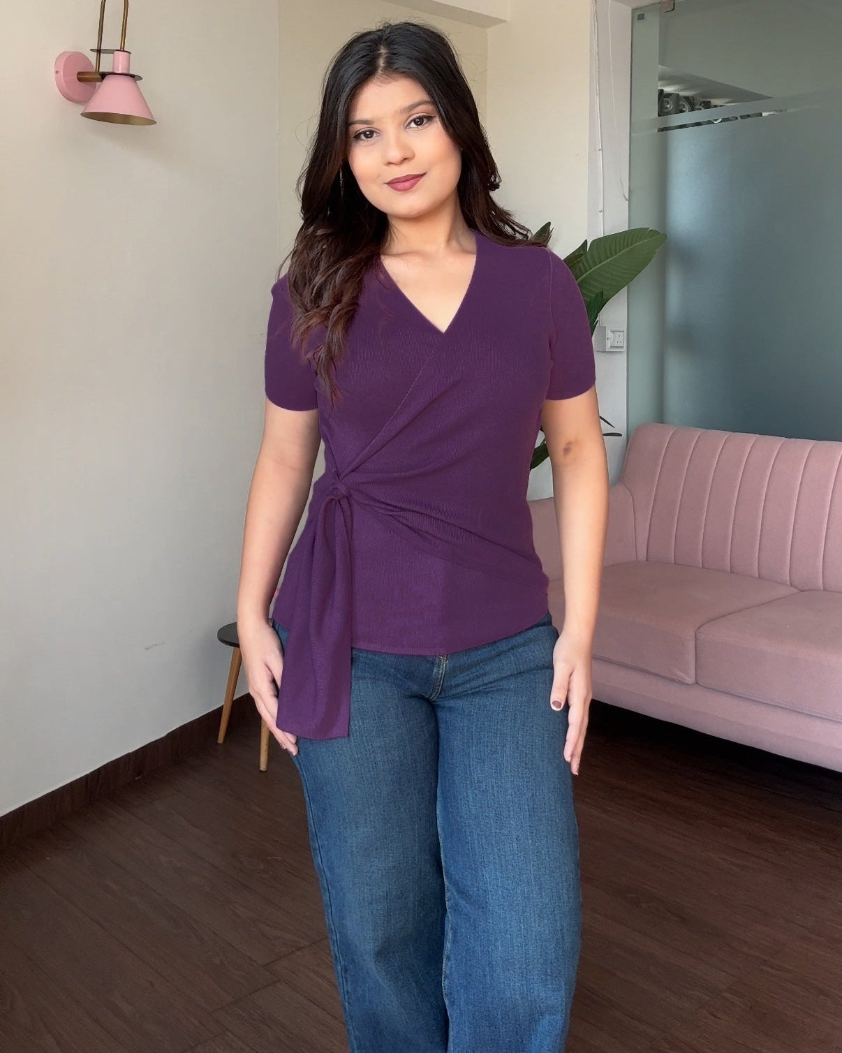 Knot Detailing Wrap Up Top