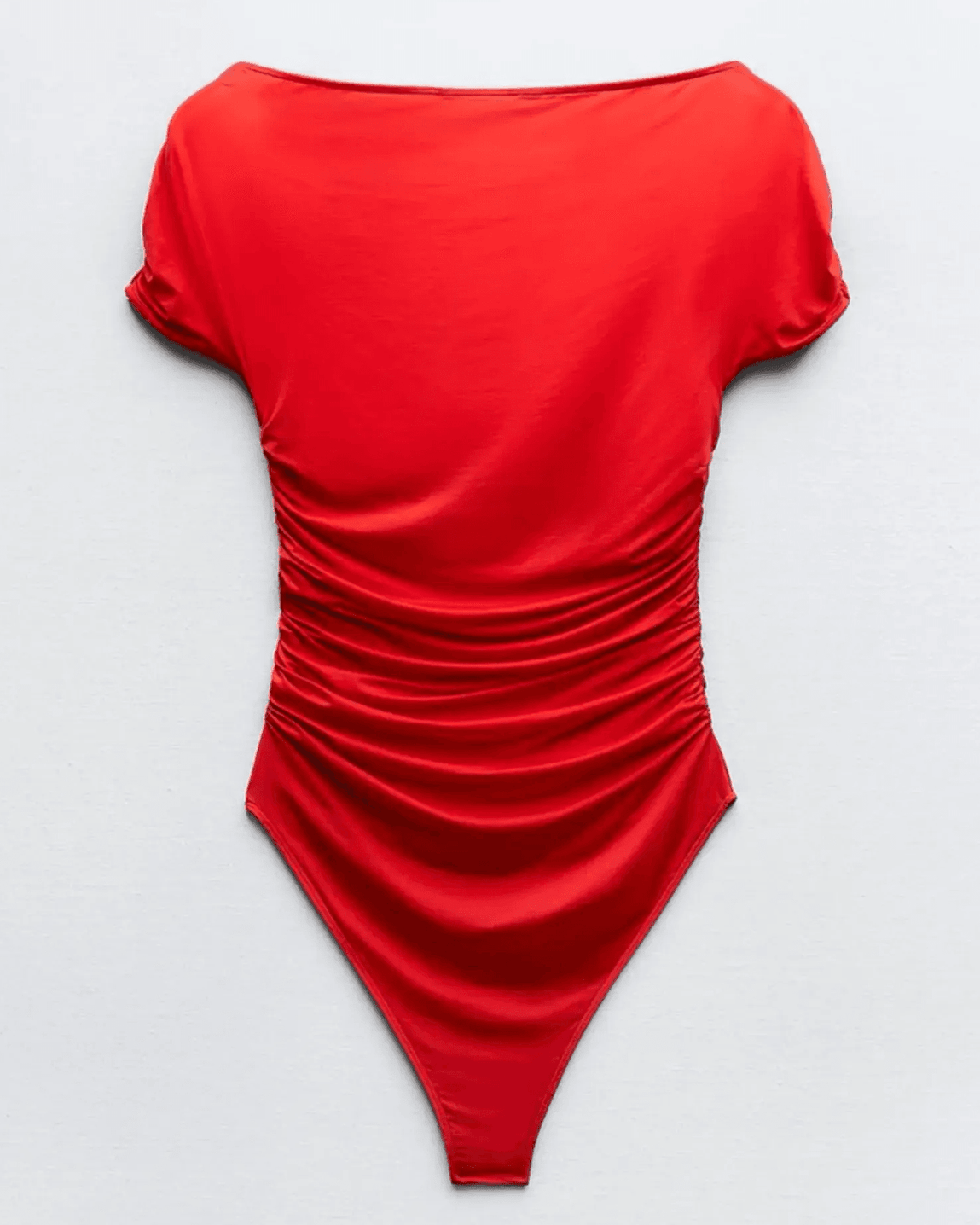 Off-The-Shoulder Draped Bodysuit