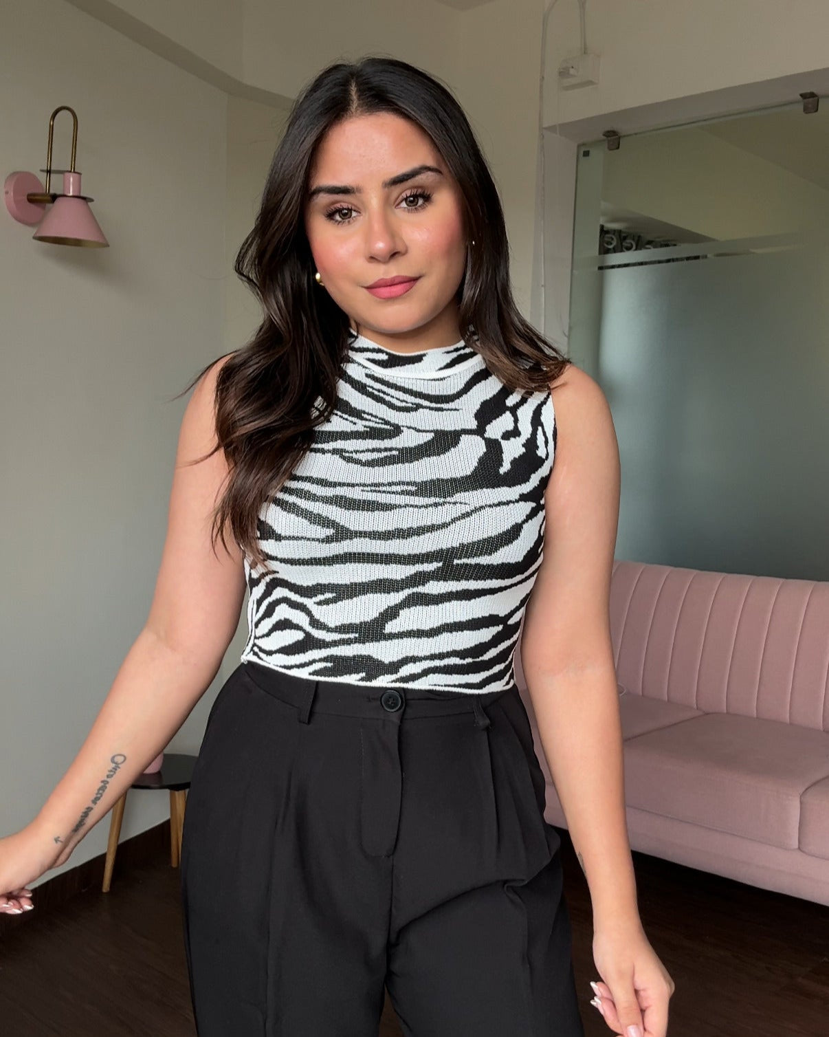 Patterned Cami Top