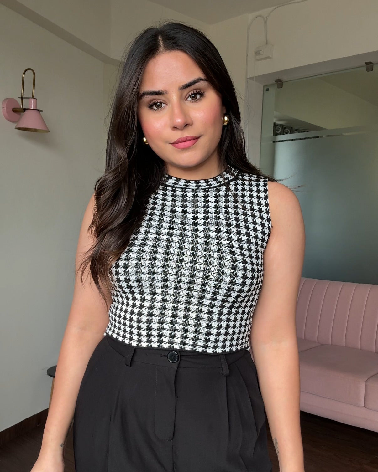 Patterned Cami Top
