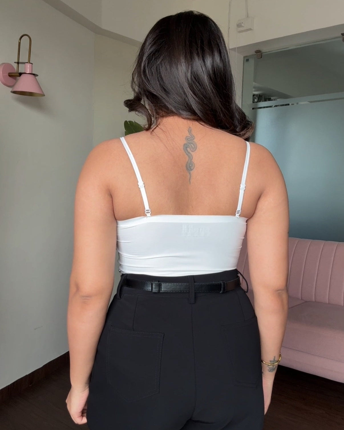 Pearl Stuffed Padded Seemless Cami Top