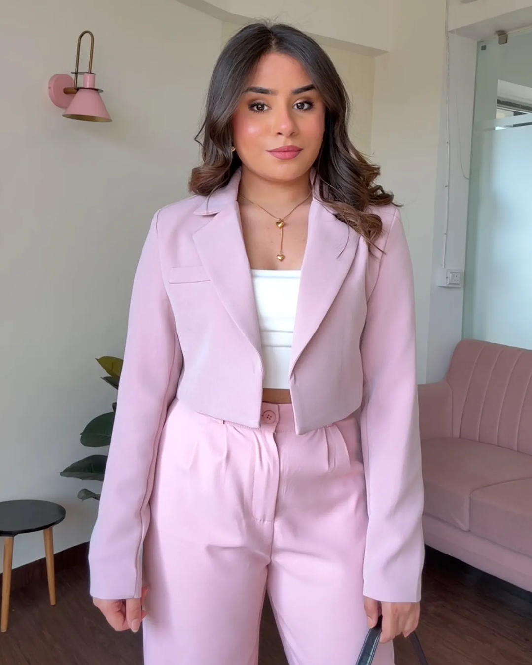Premium Tailored Cropped Women's Blazer