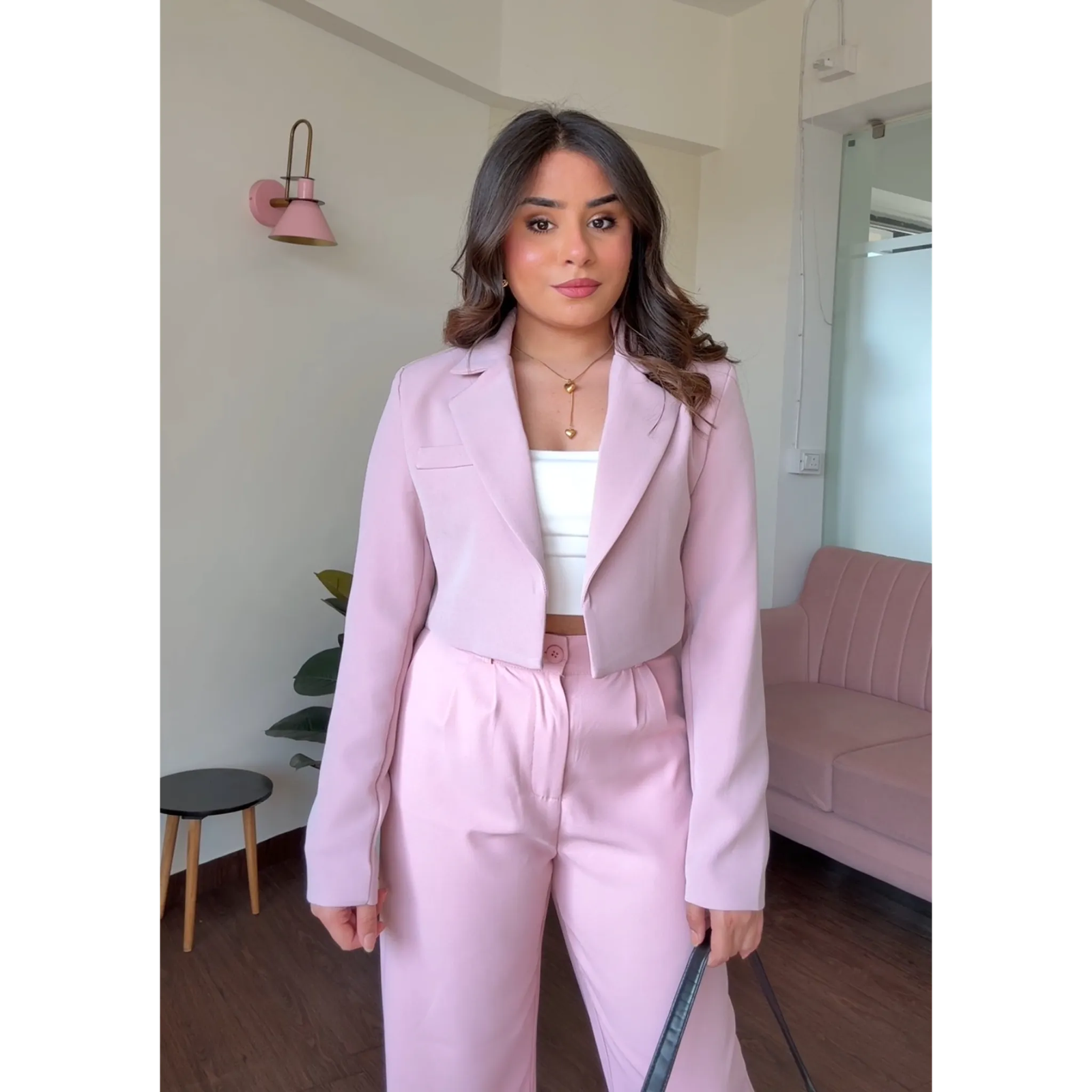 Premium Tailored Cropped Women's Blazer