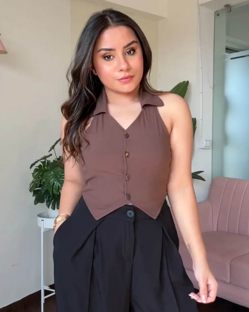 Ribbed Vest Top