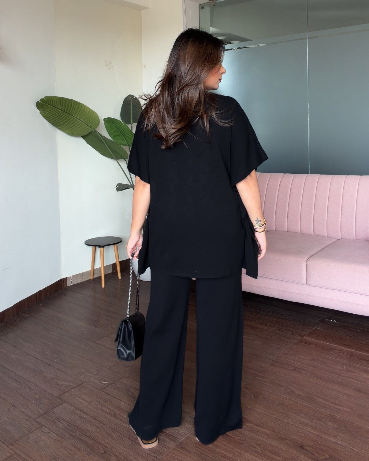 Round Neck Relaxed Fit Co-ord Set