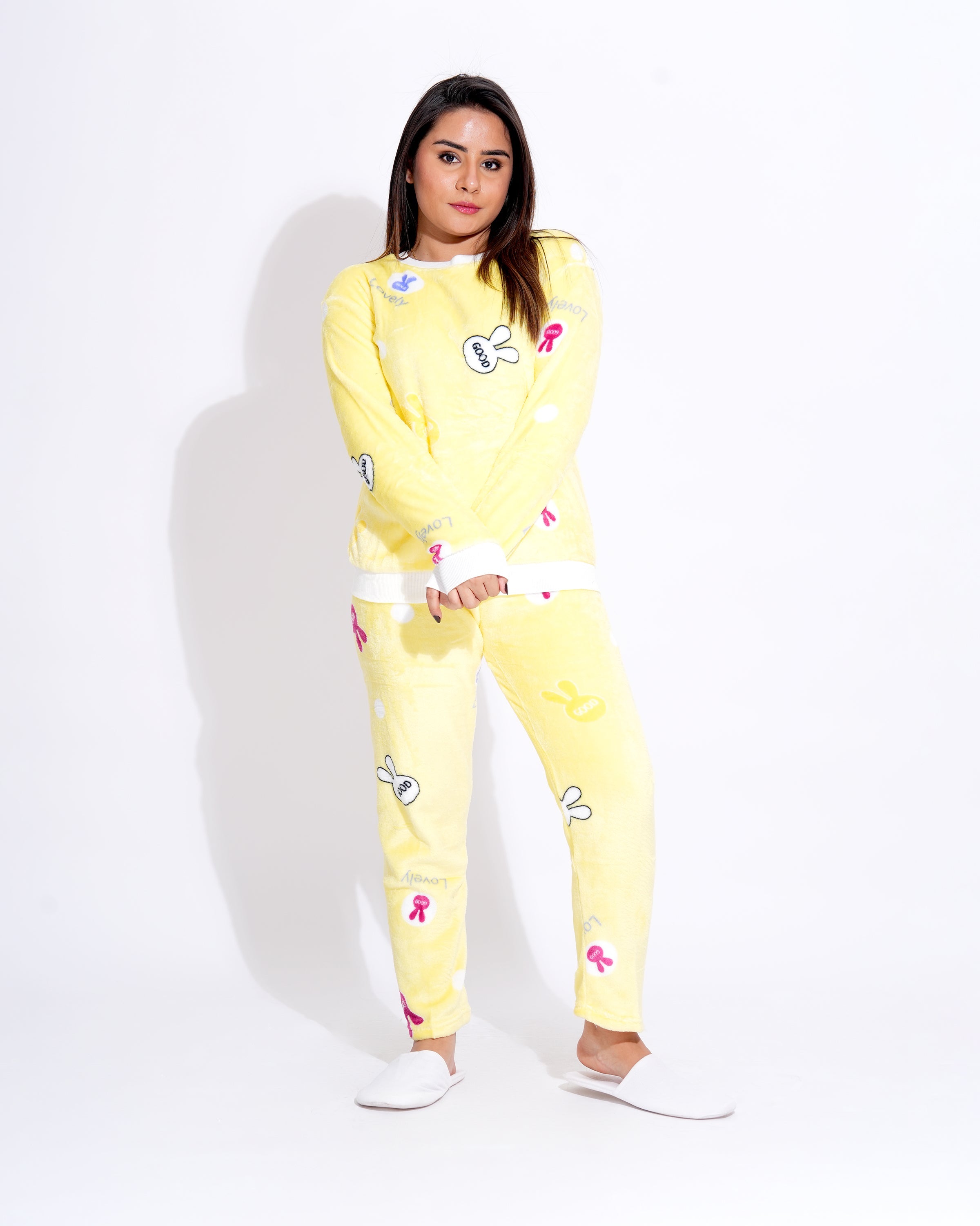 Bunny Printed Lounge Co-ord Set