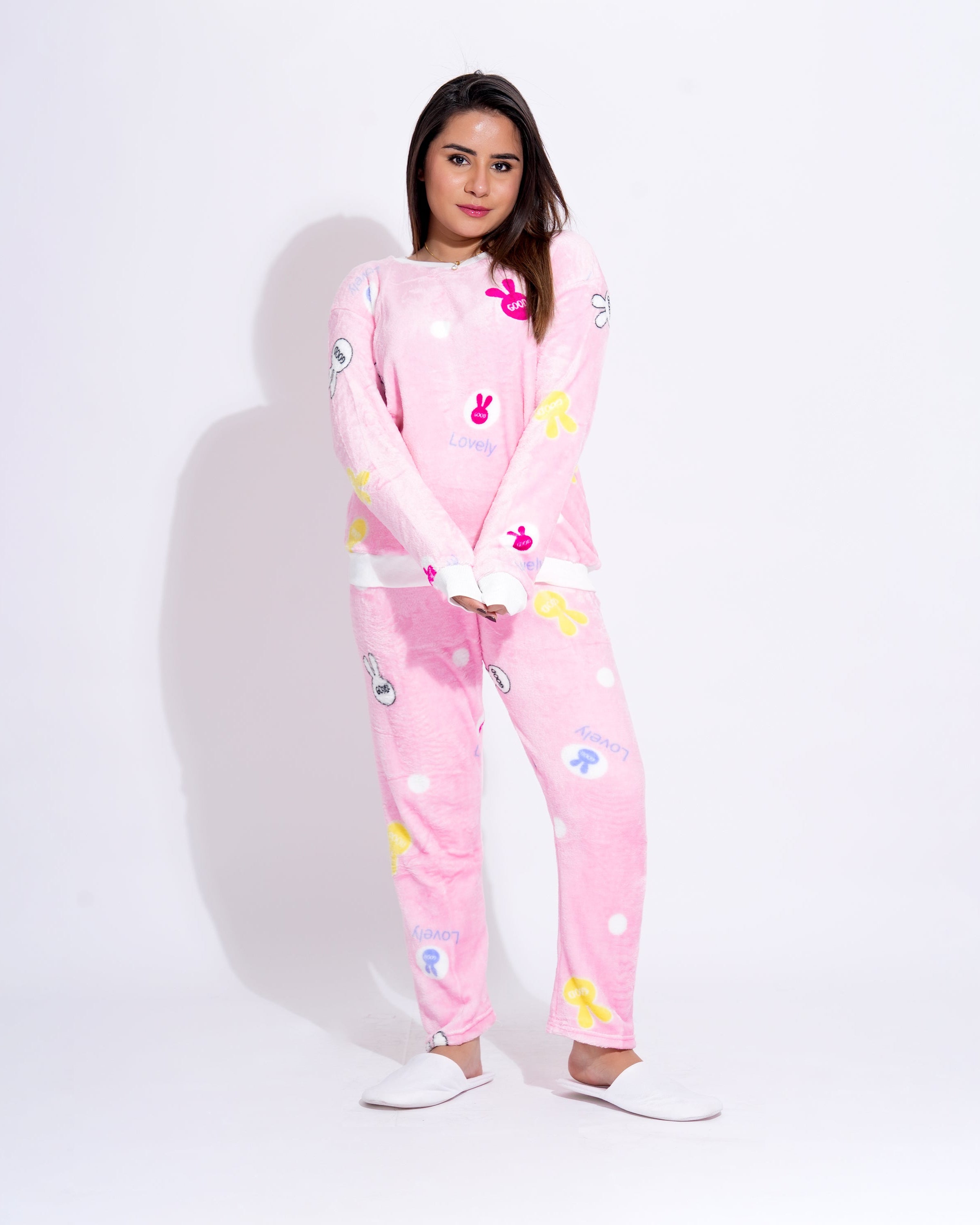 Bunny Printed Lounge Co-ord Set