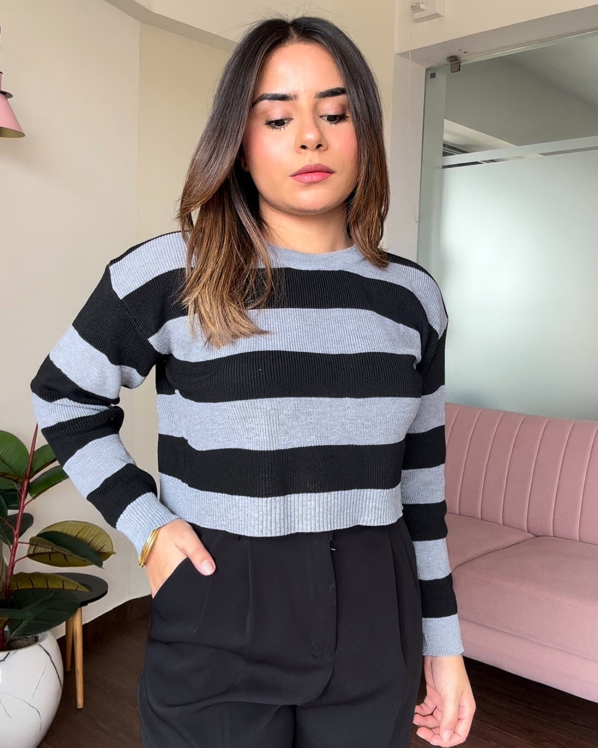 Stripped Pre Winter Pullover