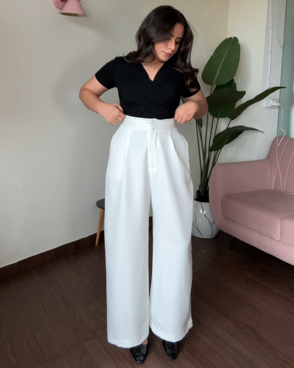 Super Wide Legged Premium High Waisted Pants