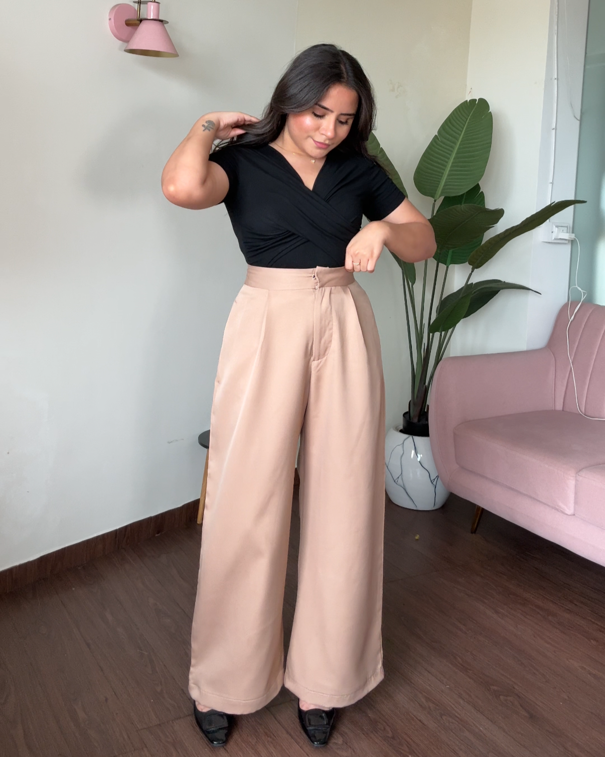 Super Wide Legged Premium High Waisted Pants