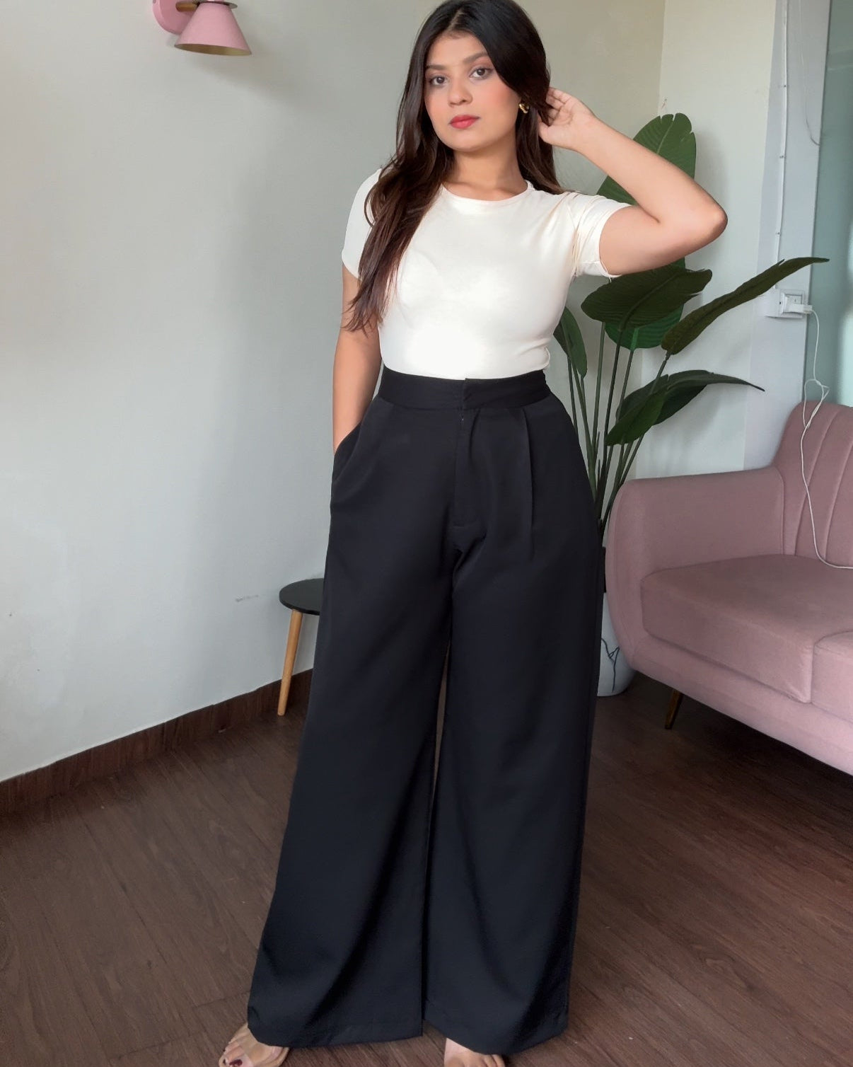 Super Wide Legged Premium High Waisted Pants